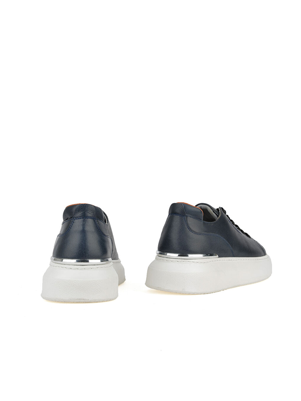 Erkek Hakiki Deri Sneaker 151987Z024 Lacivert-2