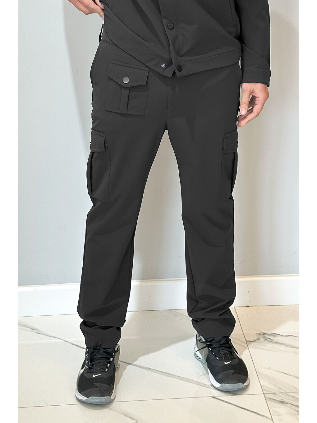 Erkek Çıtçıtlı Pantolon 24720 Siyah