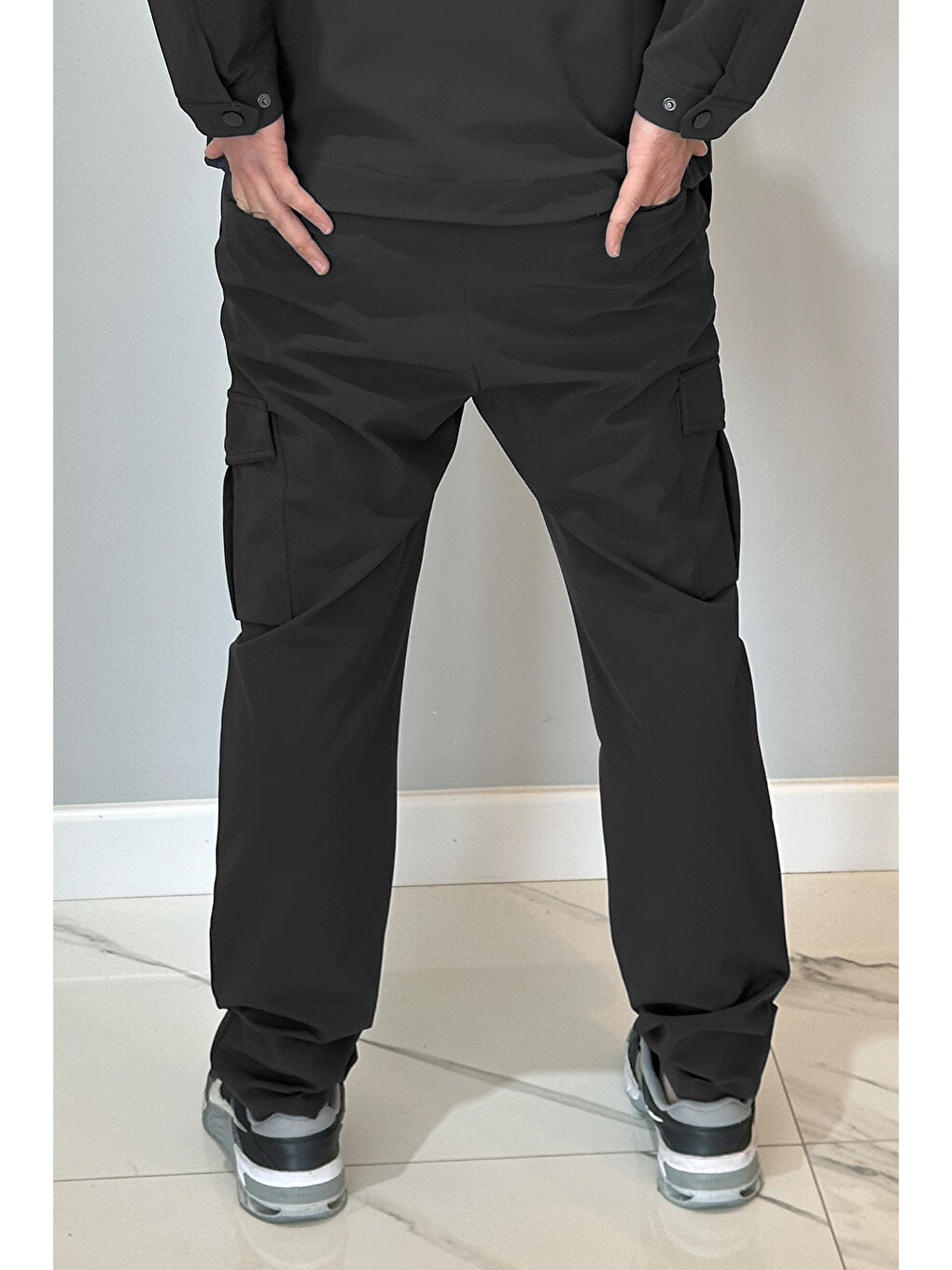 Erkek Çıtçıtlı Pantolon 24720 Siyah-2