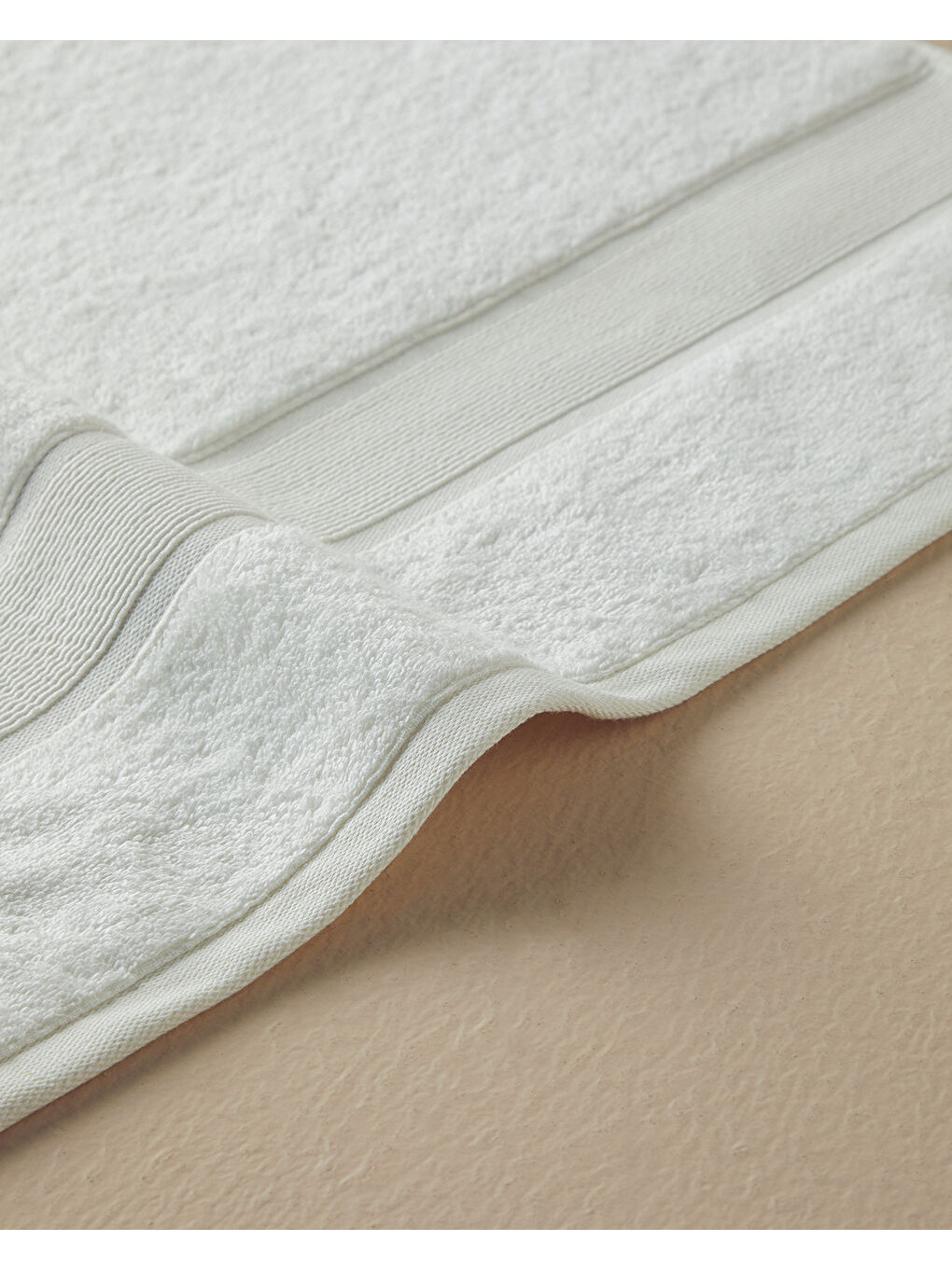 Poffy Soft&Premium Banyo Havlusu Ekru-1