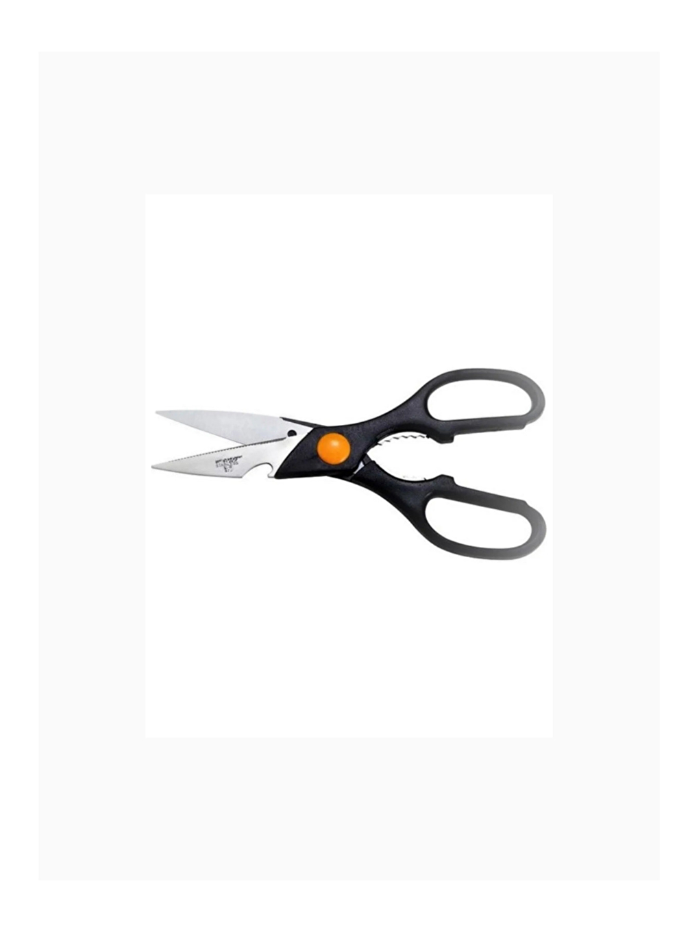 Gri Büyük Boy Paslanmaz Çelik Hamur Kesme Ruleti 20 cm ve  Mutfak Makası-3