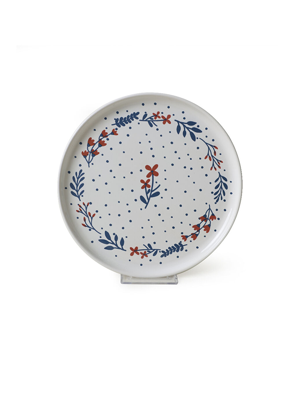 Karışık Dot & Bloom Nordic Pasta Tabağı 22 Cm 4 Adet-4