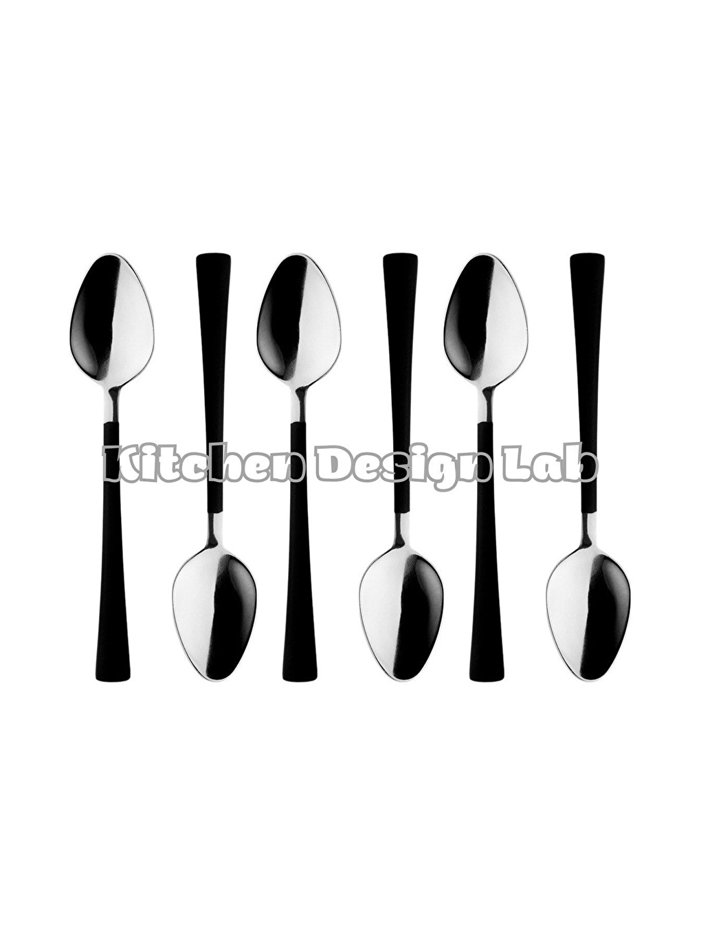 Gümüş Siyah Çay ve Kahve Kaşığı 6 Adet-3