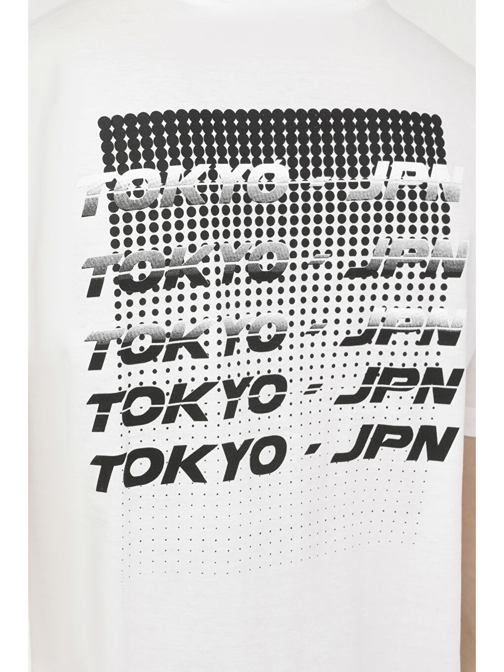 ML TOKYO 11ES-CTY-121 4FX Beyaz Erkek Kısa Kol Tişört-4