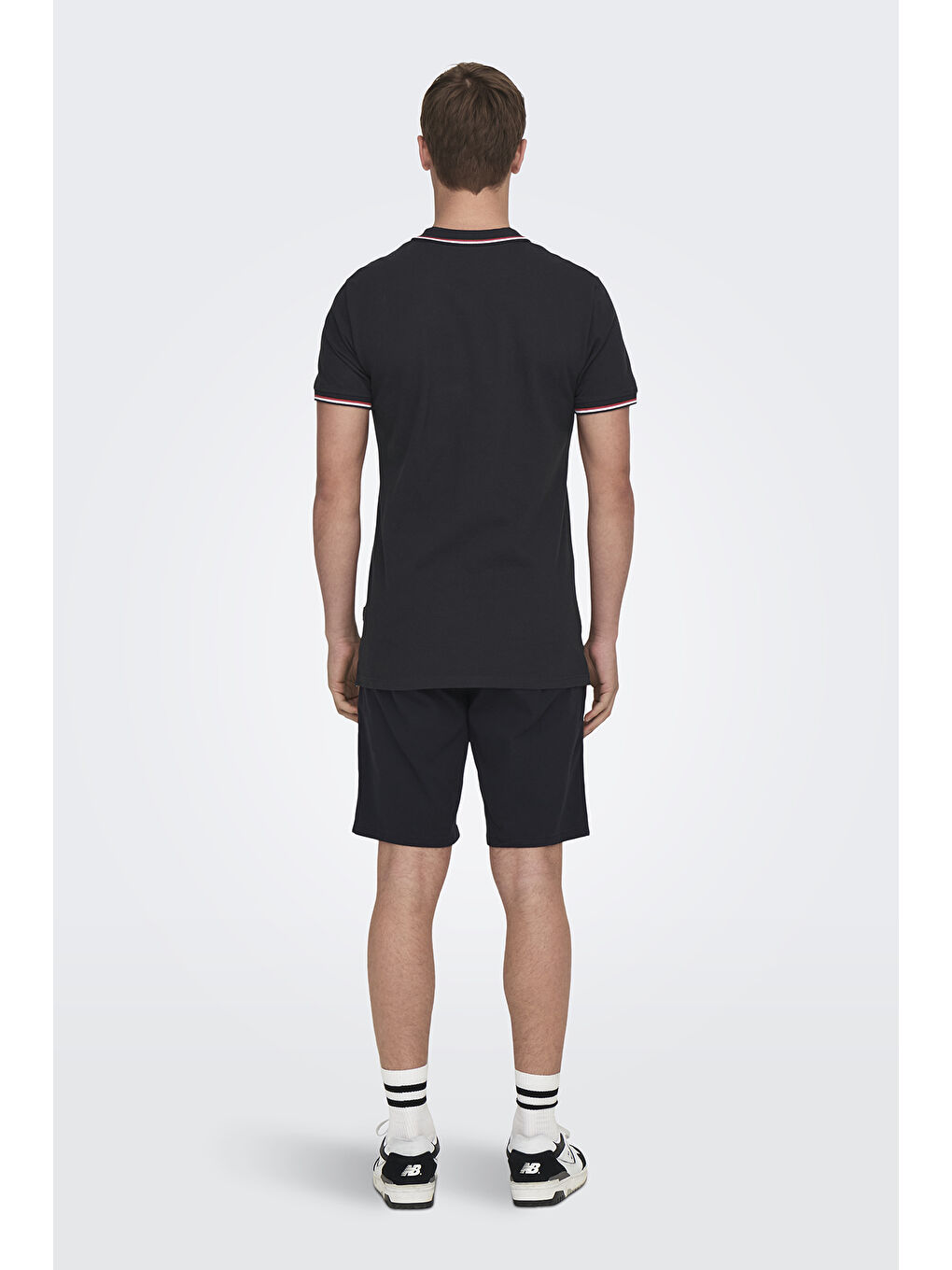 Lacivert Onsfletcher Pamuklu Regular Fit Düğmeli Polo Yaka %100 Pamuk Tişört 22024827-3