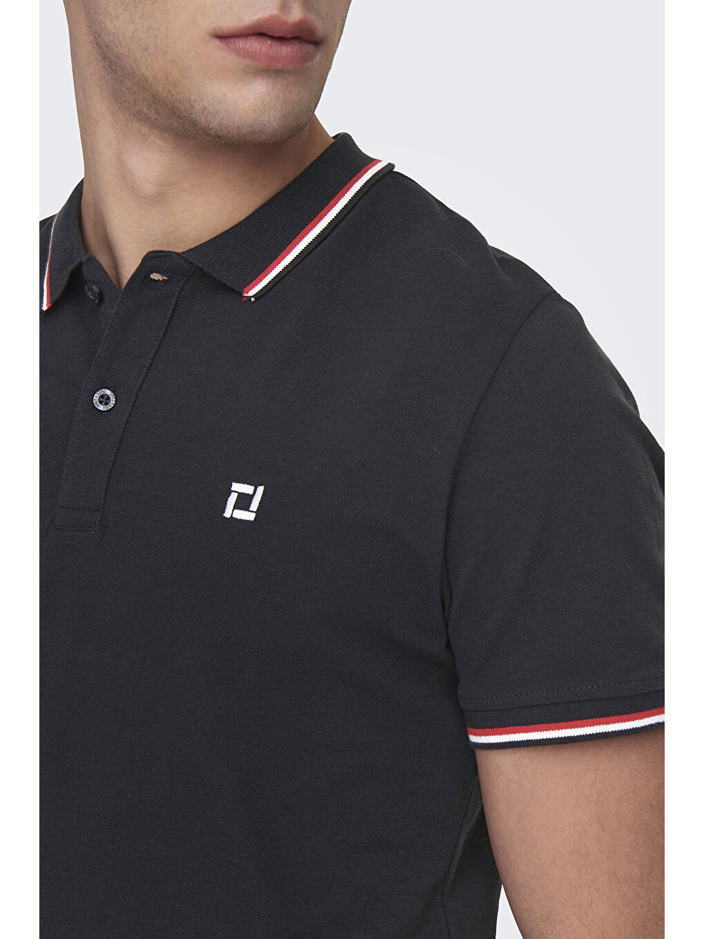 Lacivert Onsfletcher Pamuklu Regular Fit Düğmeli Polo Yaka %100 Pamuk Tişört 22024827-4