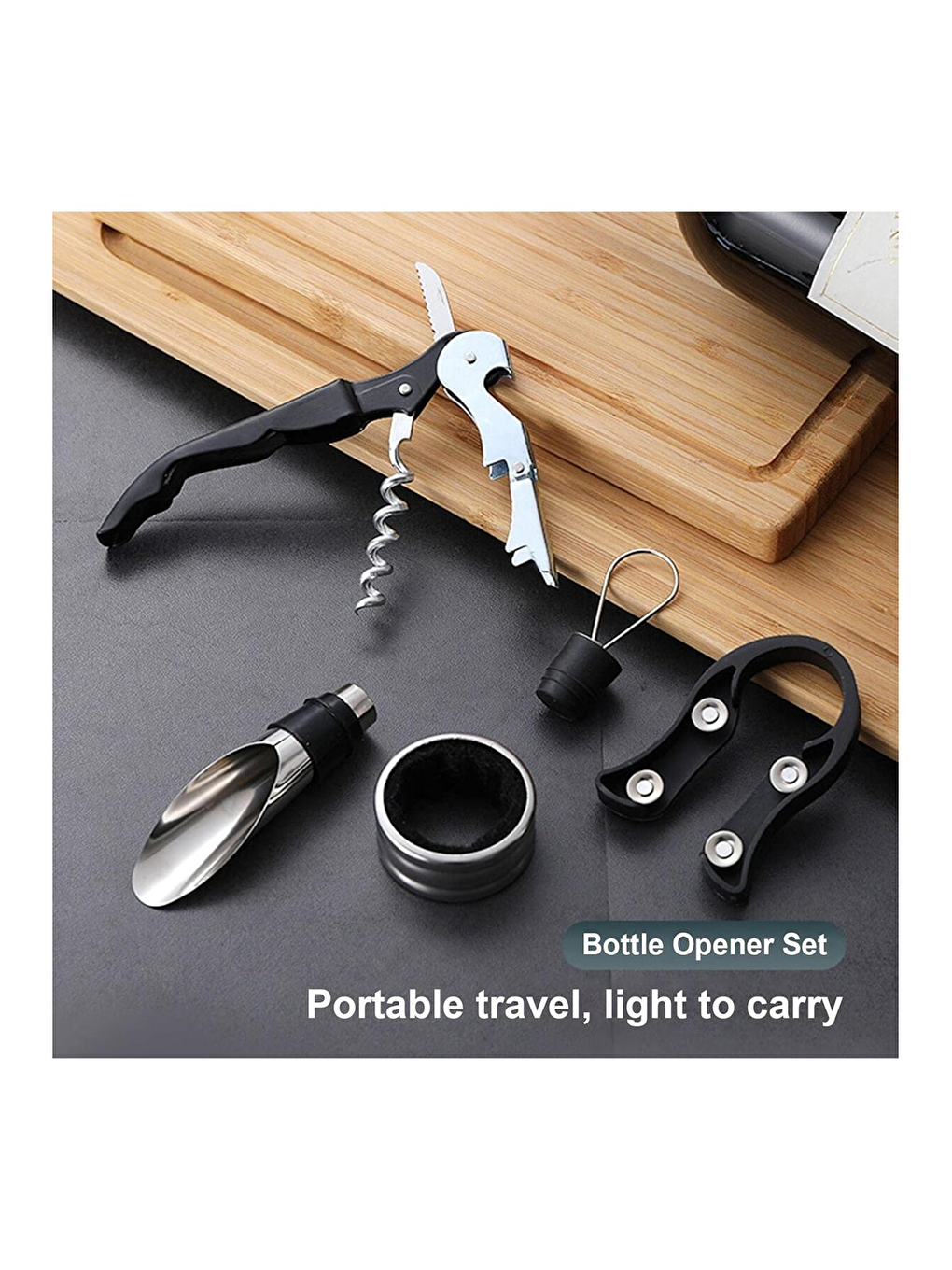 Gri Açacağı 5 Parçalı Set-3