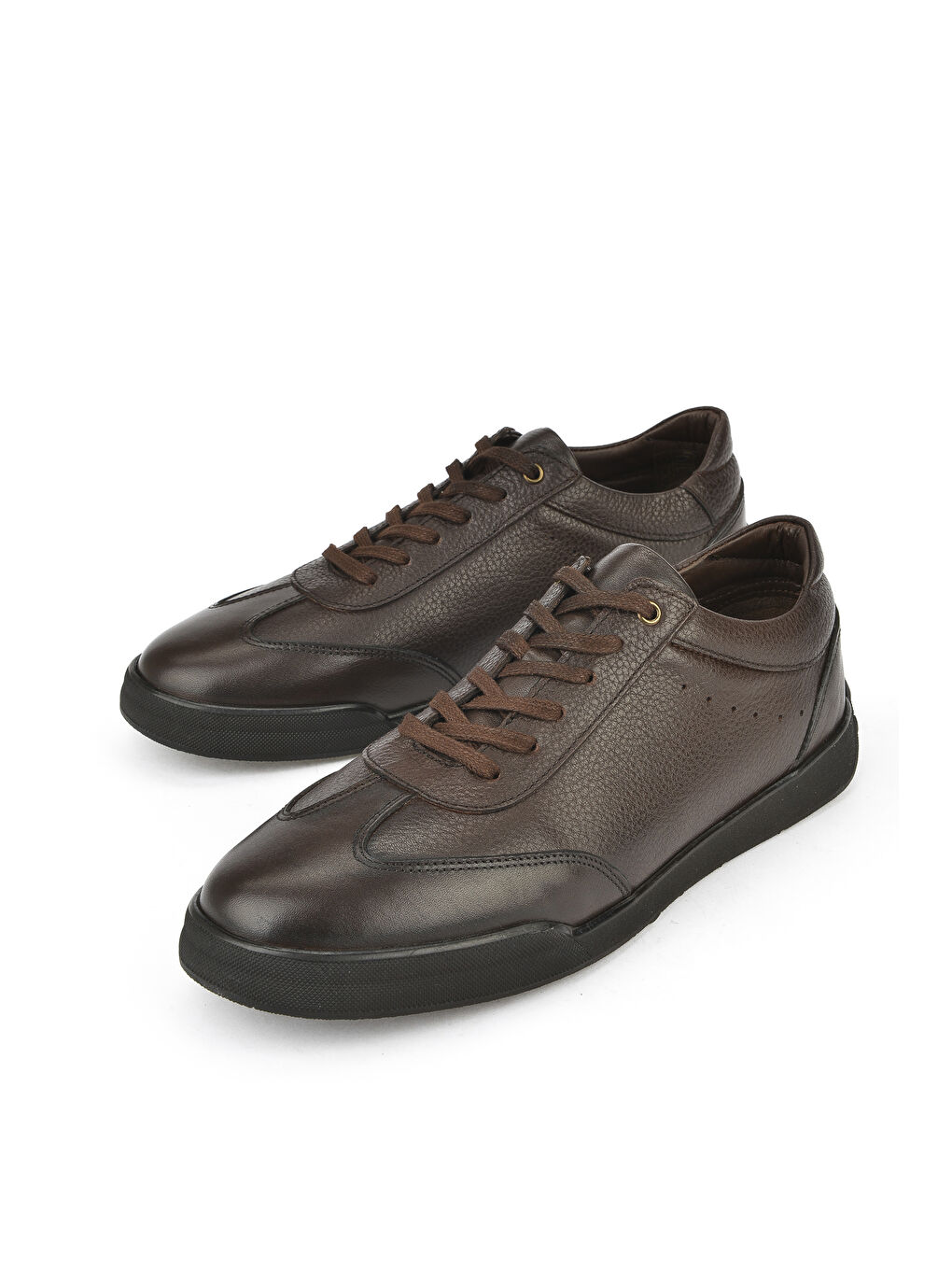 Kahverengi Erkek Hakiki Deri Ayakkabı 1511025Z2023 Kahve-4
