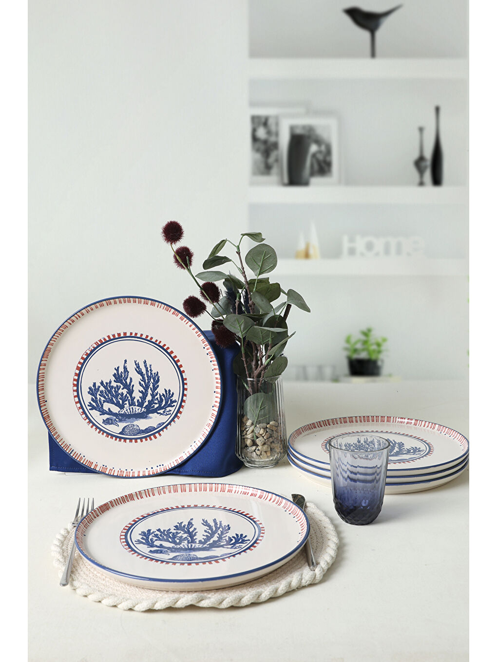 Karışık Marine Wonders Nordic Servis Tabağı 28 Cm 6 Adet-2