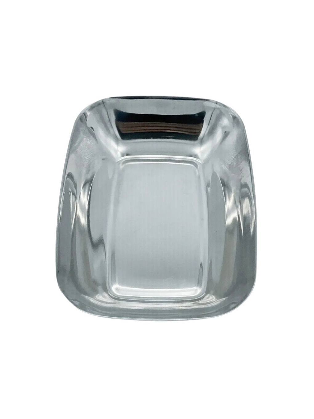 Gri Paslanmaz Çelik Kayık Tabak Kase 14 cm 2 Adet-4