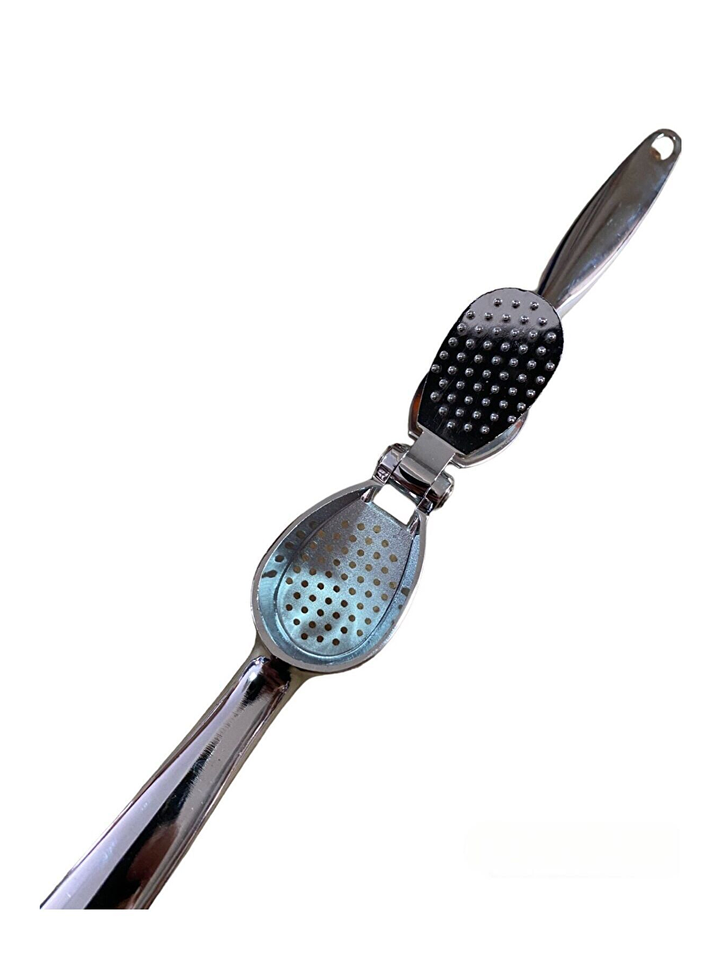 Gri Paslanmaz Çelik Sarımsak Ezici Soyucu-4