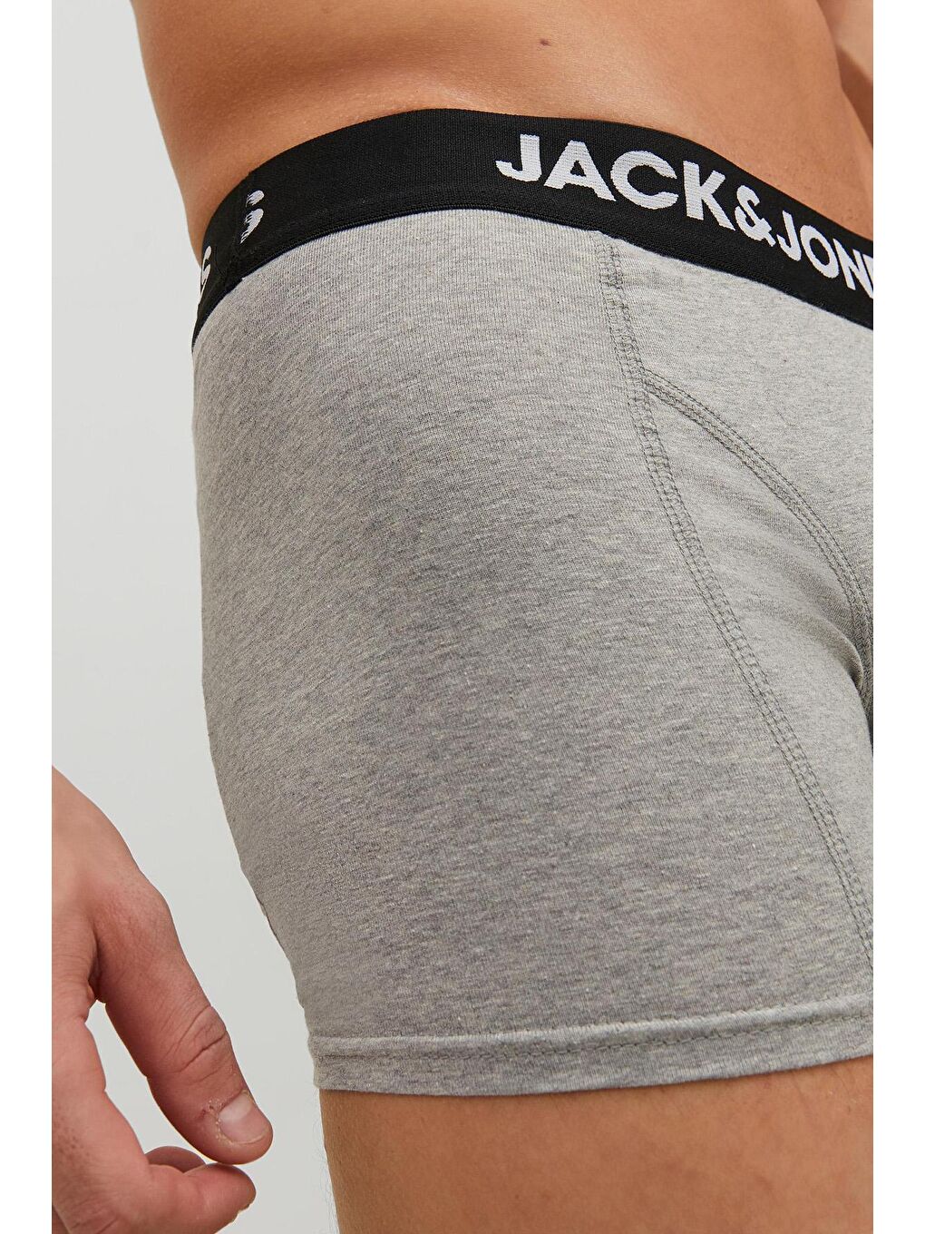 Siyah Jacanthony Streç Pamuklu 3 Pack Erkek Boxer 12160750-1