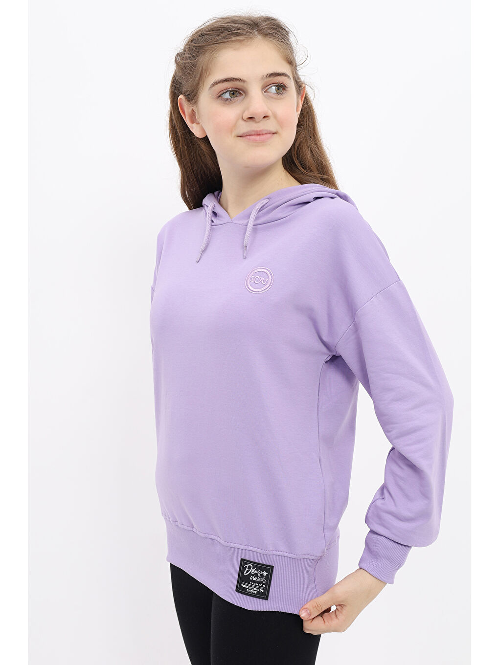 Toontoykids Lila Kız Çocuk Nakışlı Sweatshirt - 3