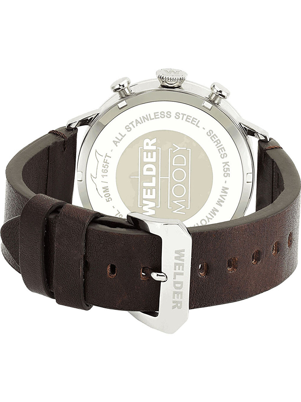 Kahverengi WWRC302 45 mm Erkek Kol Saati-1
