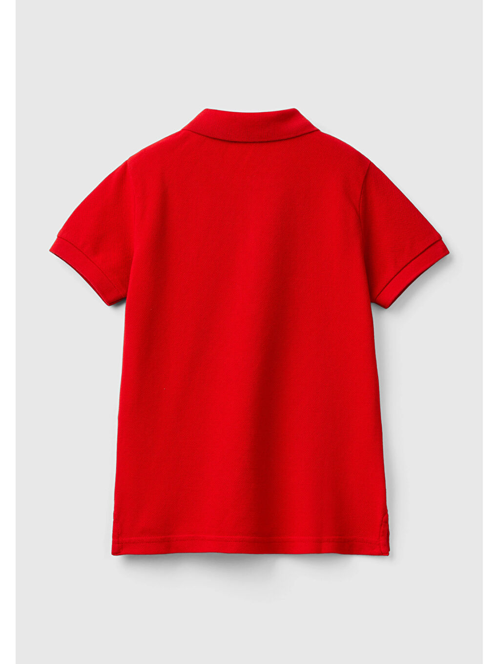 United Colors Of Benetton Kırmızı Erkek Çocuk Kırmızı Logolu Polo T-Shirt - 1