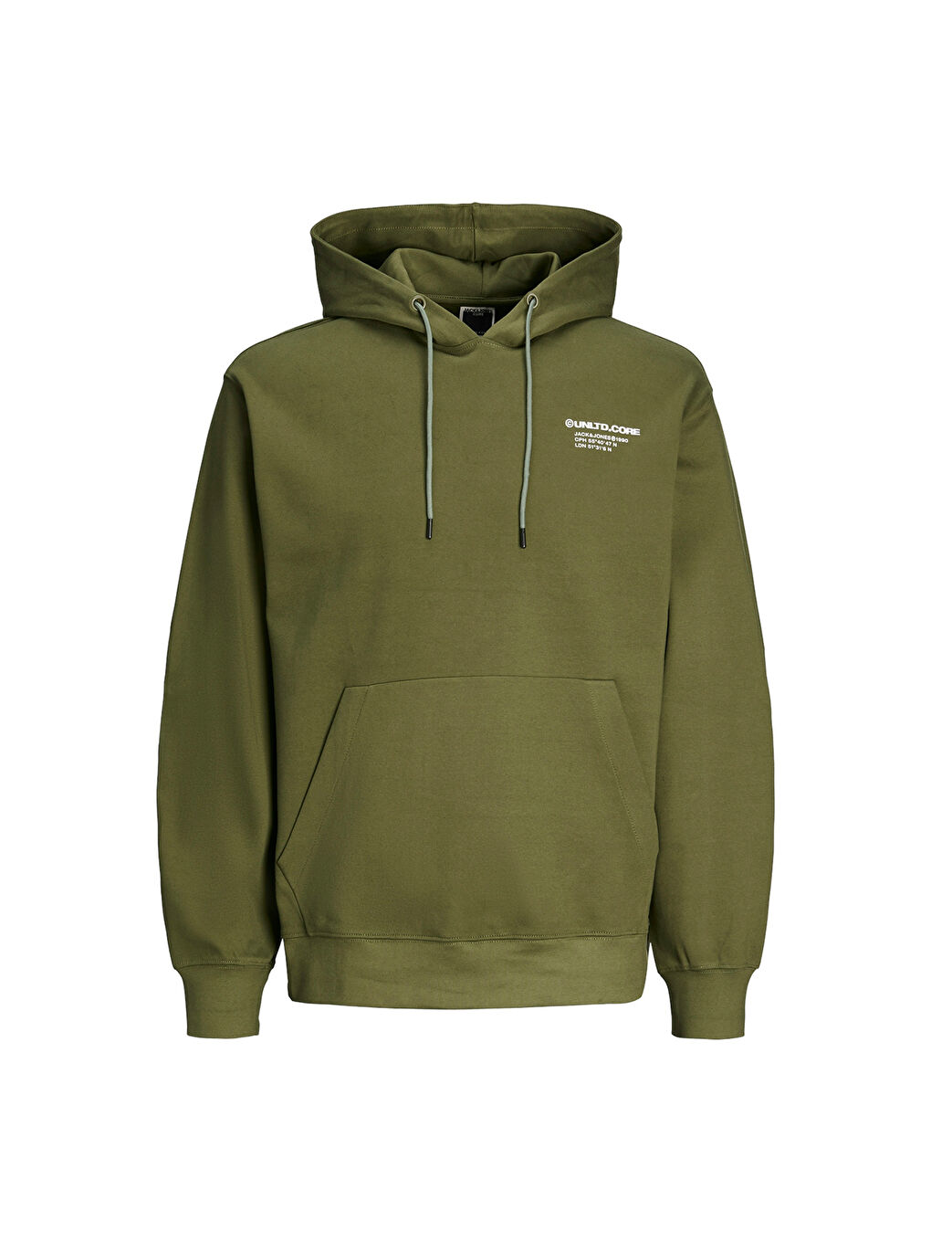 Jack & Jones Hood Aero Erkek Yeşil Kapüşonlu Sweatshirt