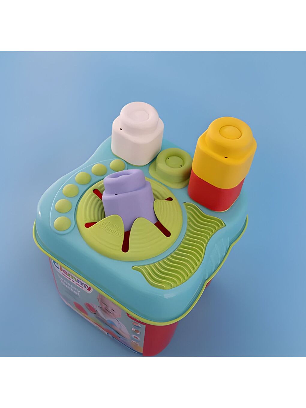 Clementoni Soft Yumuşak Blok Duyusal Kova-3