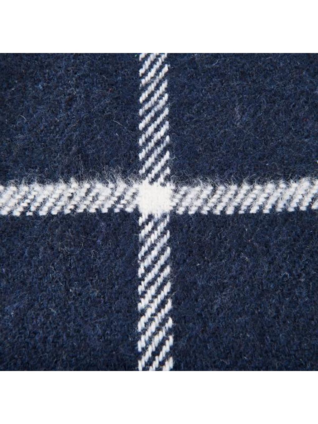 Soft Plaid Koltuk Şalı - Lacivert - 150x200 cm-1