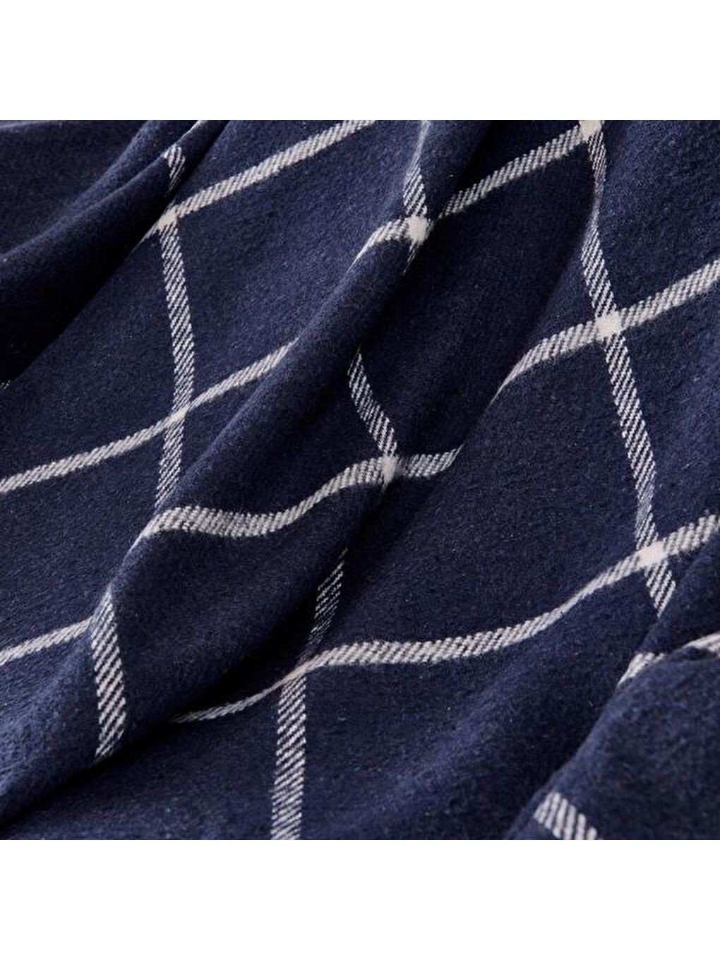 Soft Plaid Koltuk Şalı - Lacivert - 150x200 cm-3
