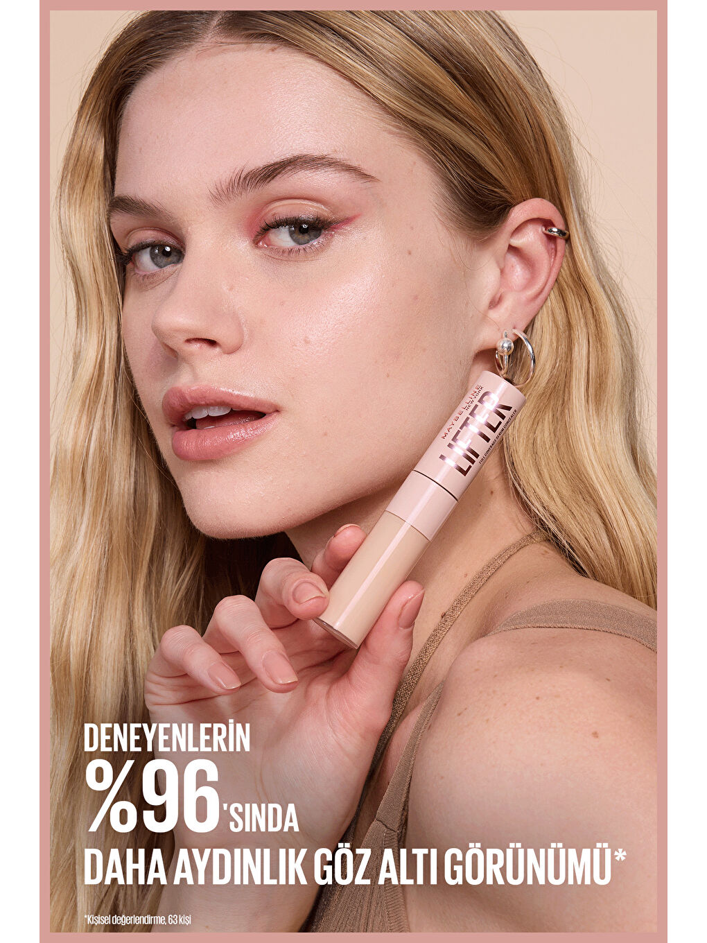 Lifter Kafein ve Peptitler İçeren Nemlendiren ve Aydınlatan Kapatıcı - 05-6