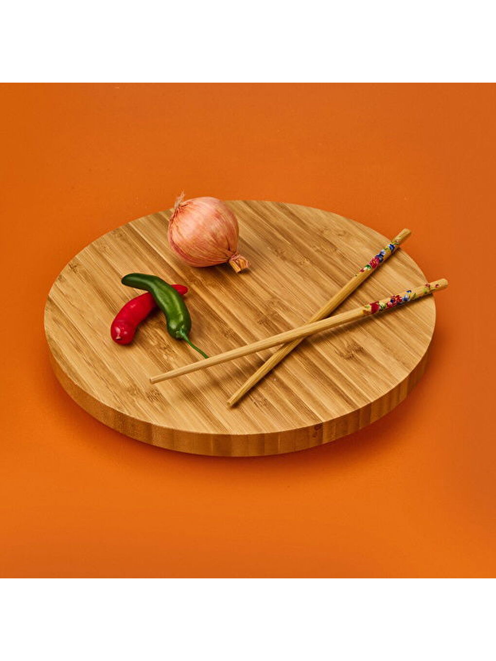 Karışık Bambu Chopstick - Renkli - 23 cm