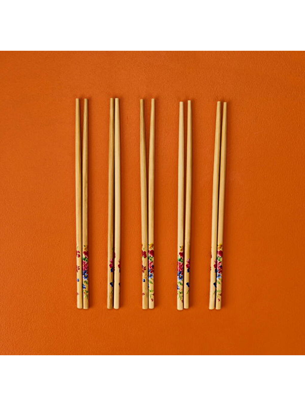 Karışık Bambu Chopstick - Renkli - 23 cm-2