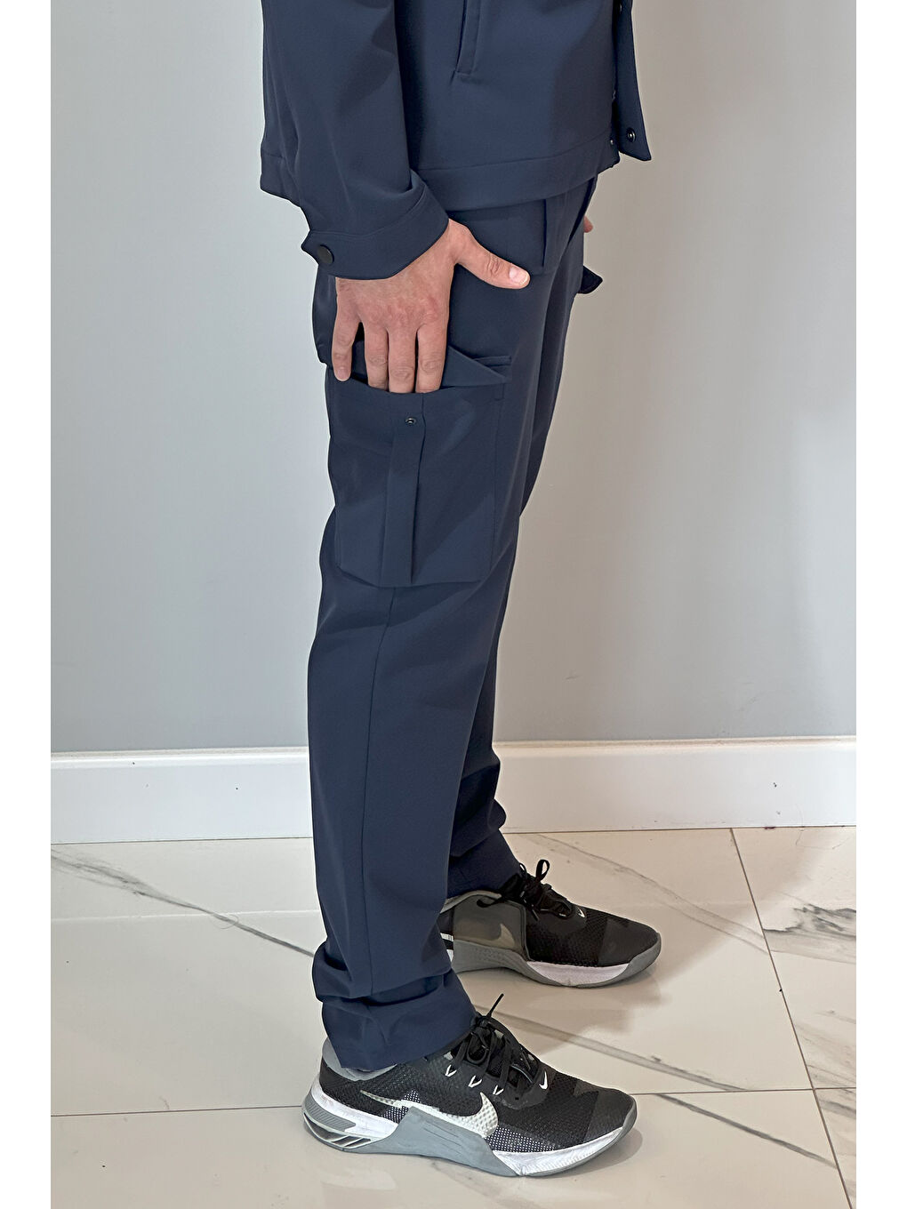 Erkek Çıtçıtlı Pantolon 24720 Lacivert-4