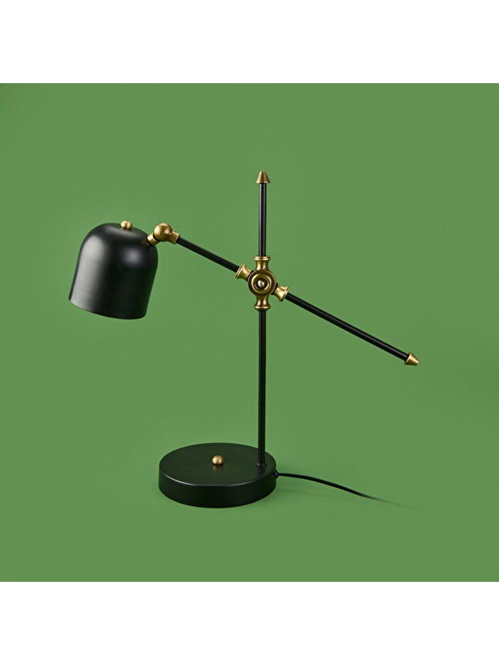 Hackney Masa Lambası - Siyah - 42x15x40 cm-1