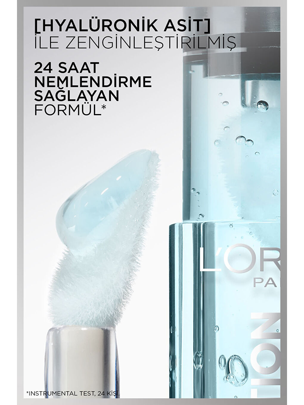 L'Oréal Paris Plump Ambition Hyaluron Lip Oil pH Dudak Parlatıcısı - 113 Icy Blue-3