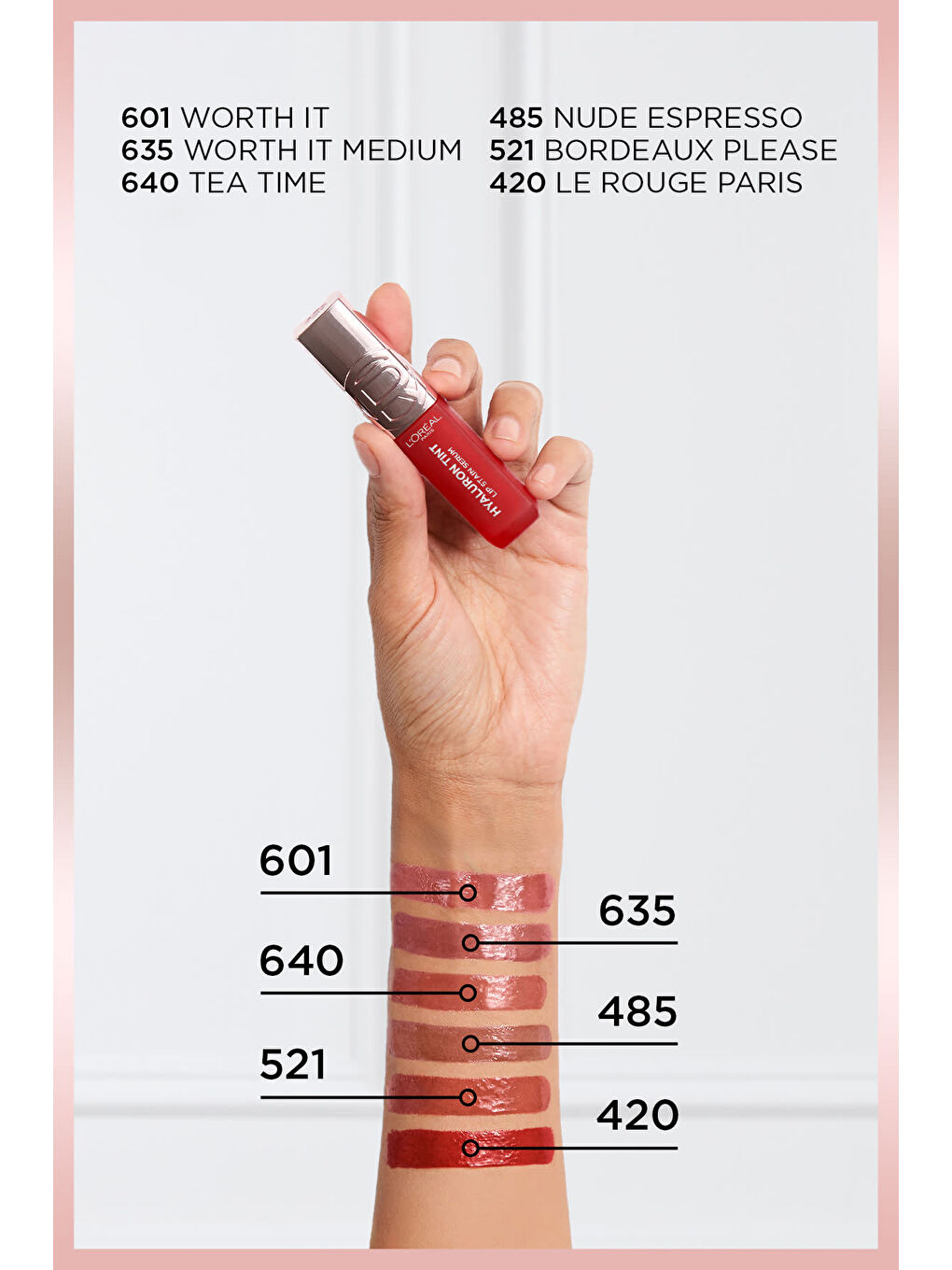 L'Oréal Paris Hyaluron Lip Tint - 485 Nude Espresso-5