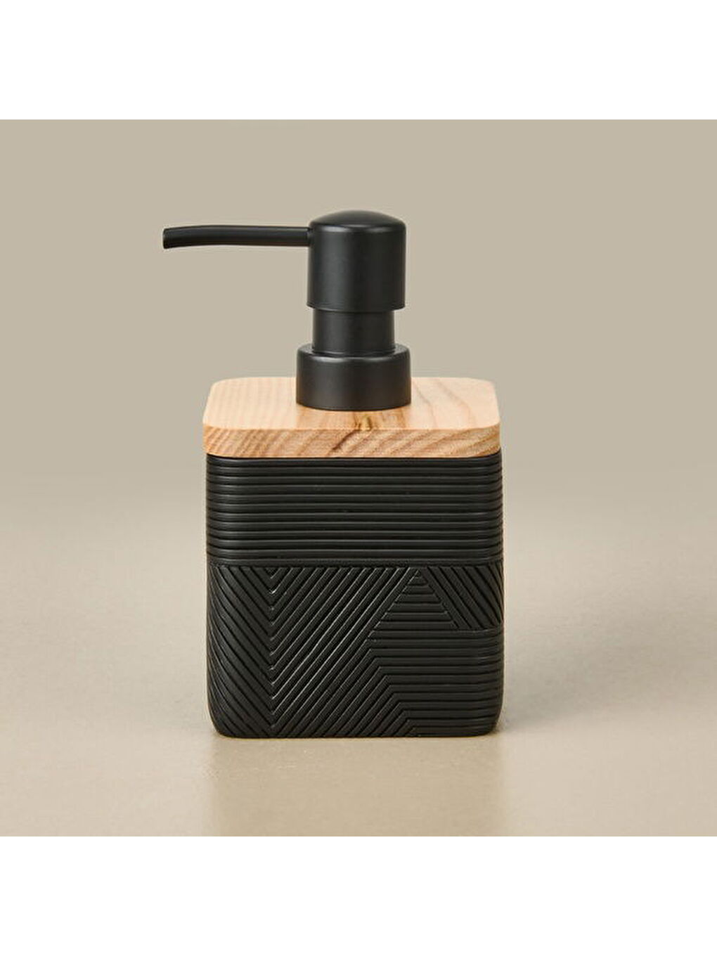 Bath Madera 2'li Banyo Sıvı Sabunluk Seti - Siyah-3