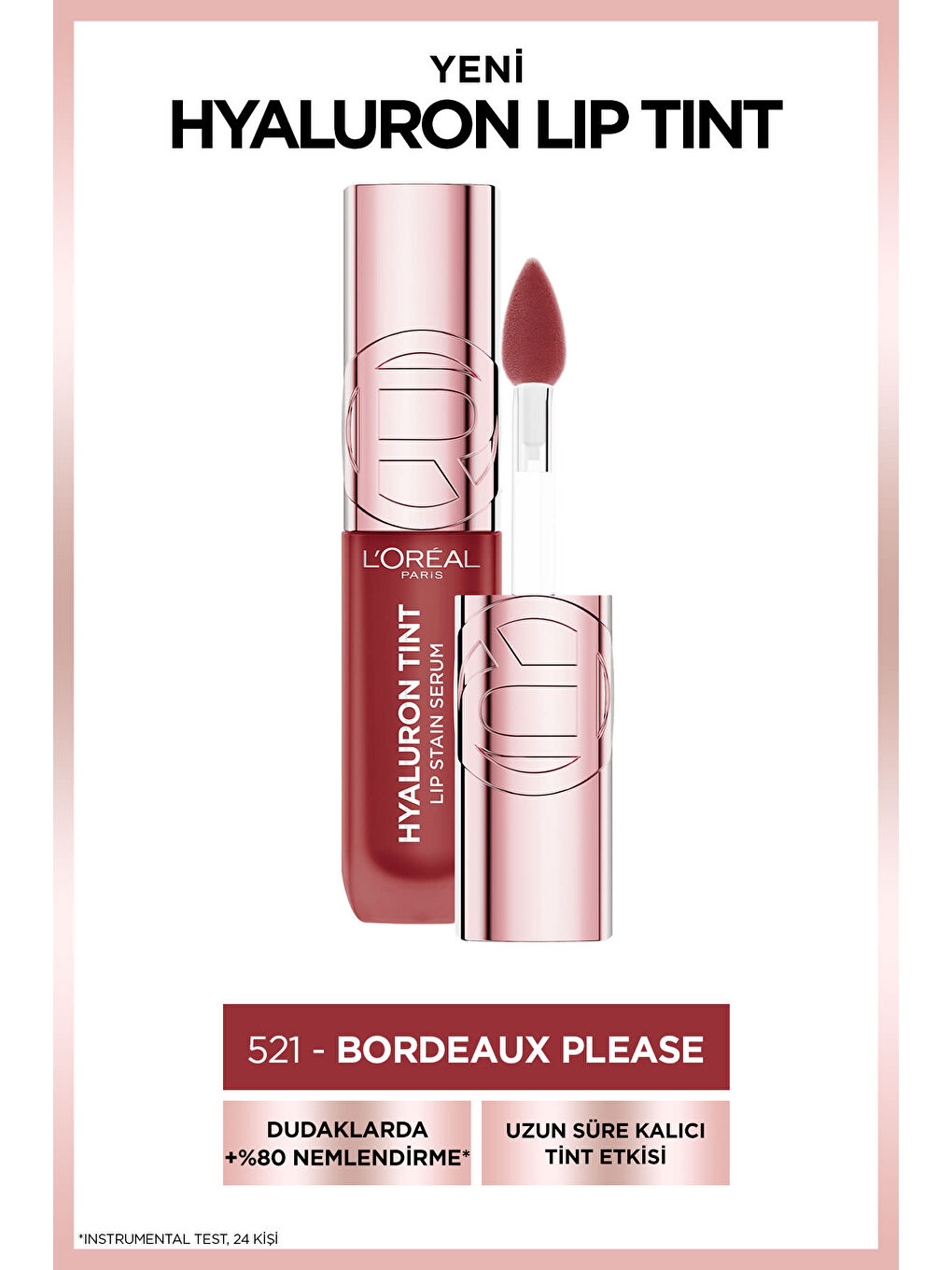 L'Oréal Paris Hyaluron Lip Tint - 521 Bordeaux Please