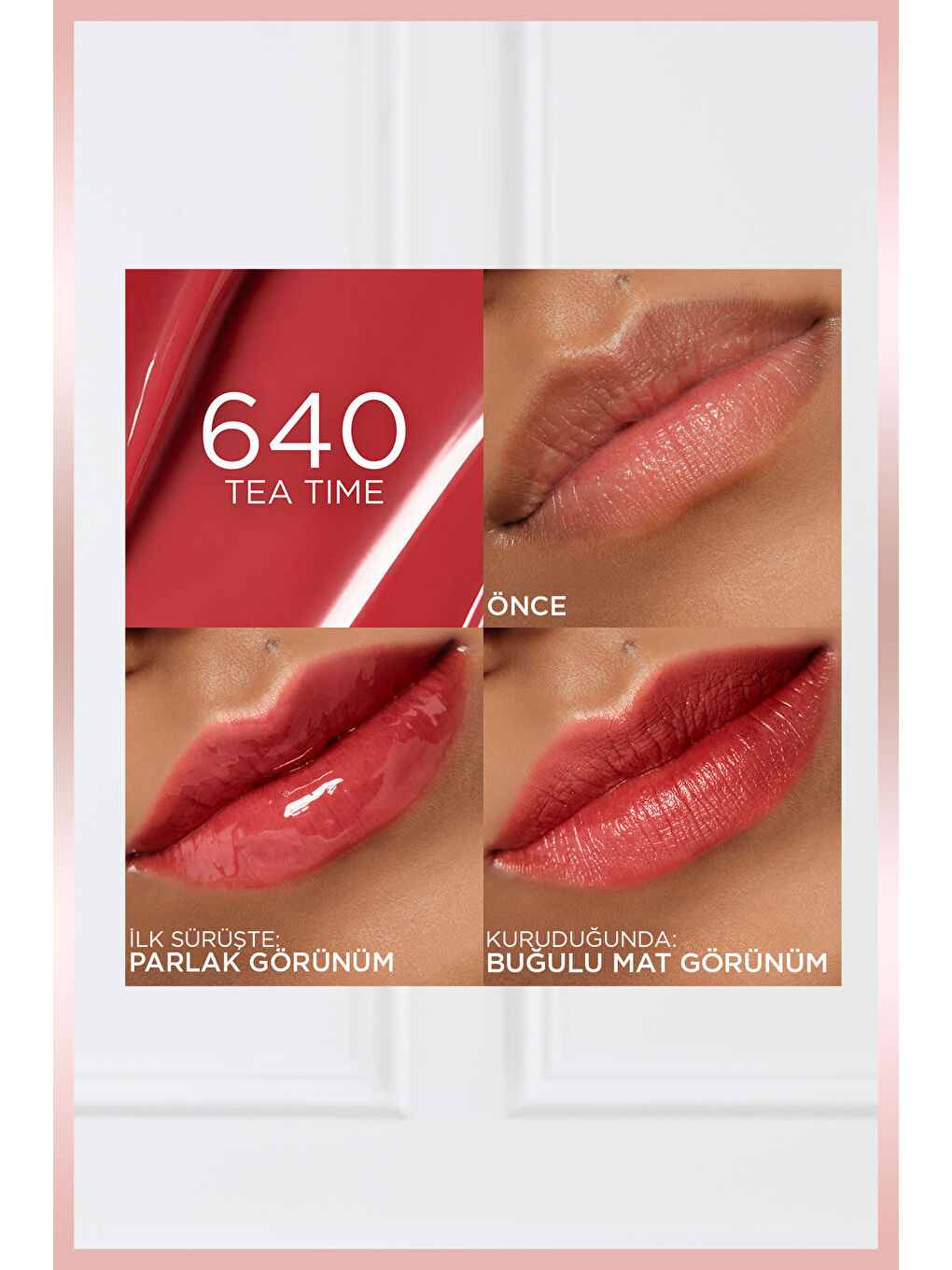 L'Oréal Paris Hyaluron Lip Tint - 640 Tea Time-1