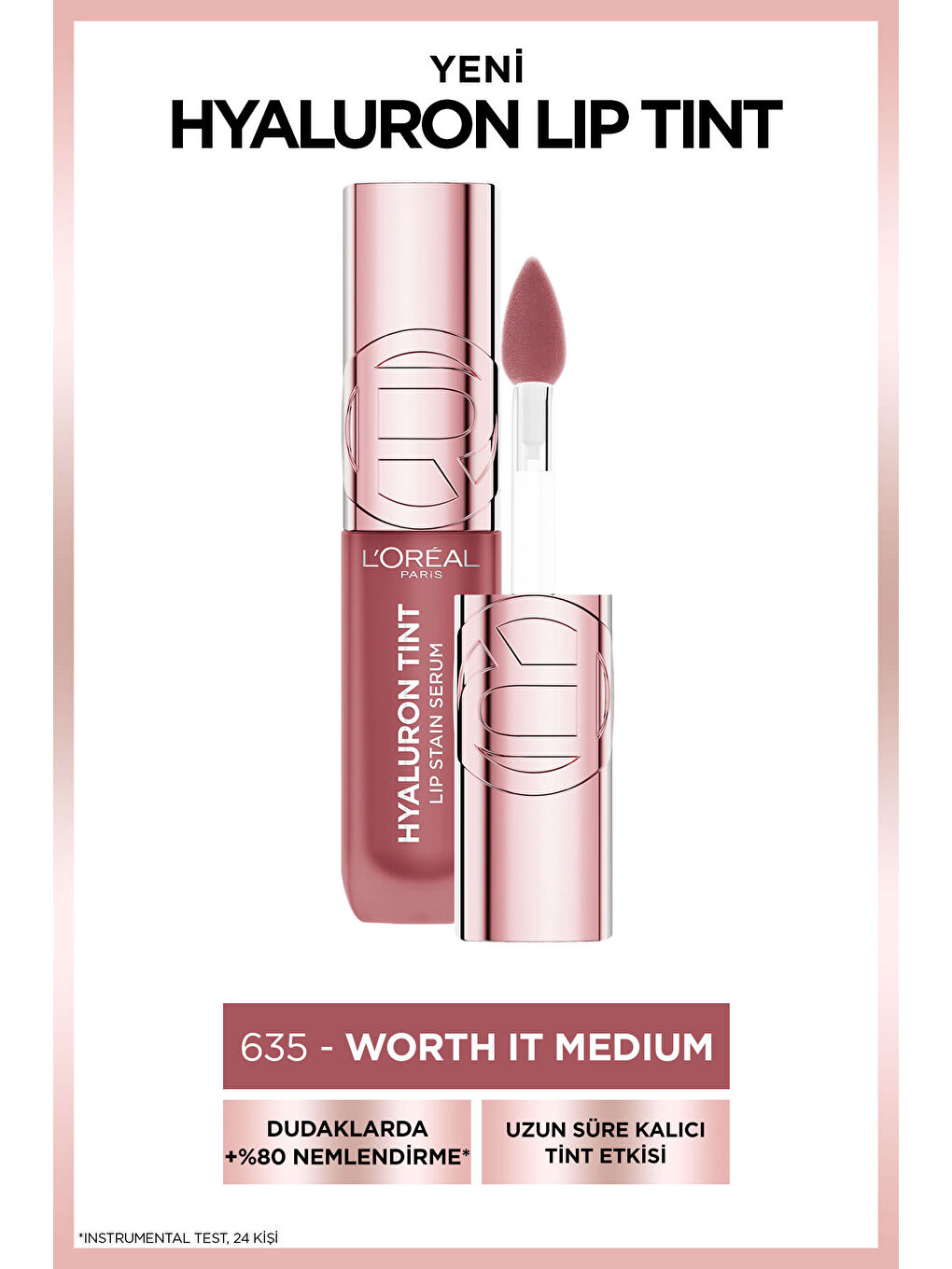L'Oréal Paris Hyaluron Lip Tint - 635 Worth It Medium