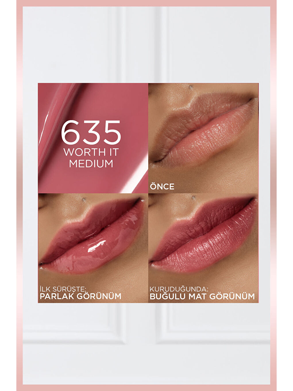 L'Oréal Paris Hyaluron Lip Tint - 635 Worth It Medium-3