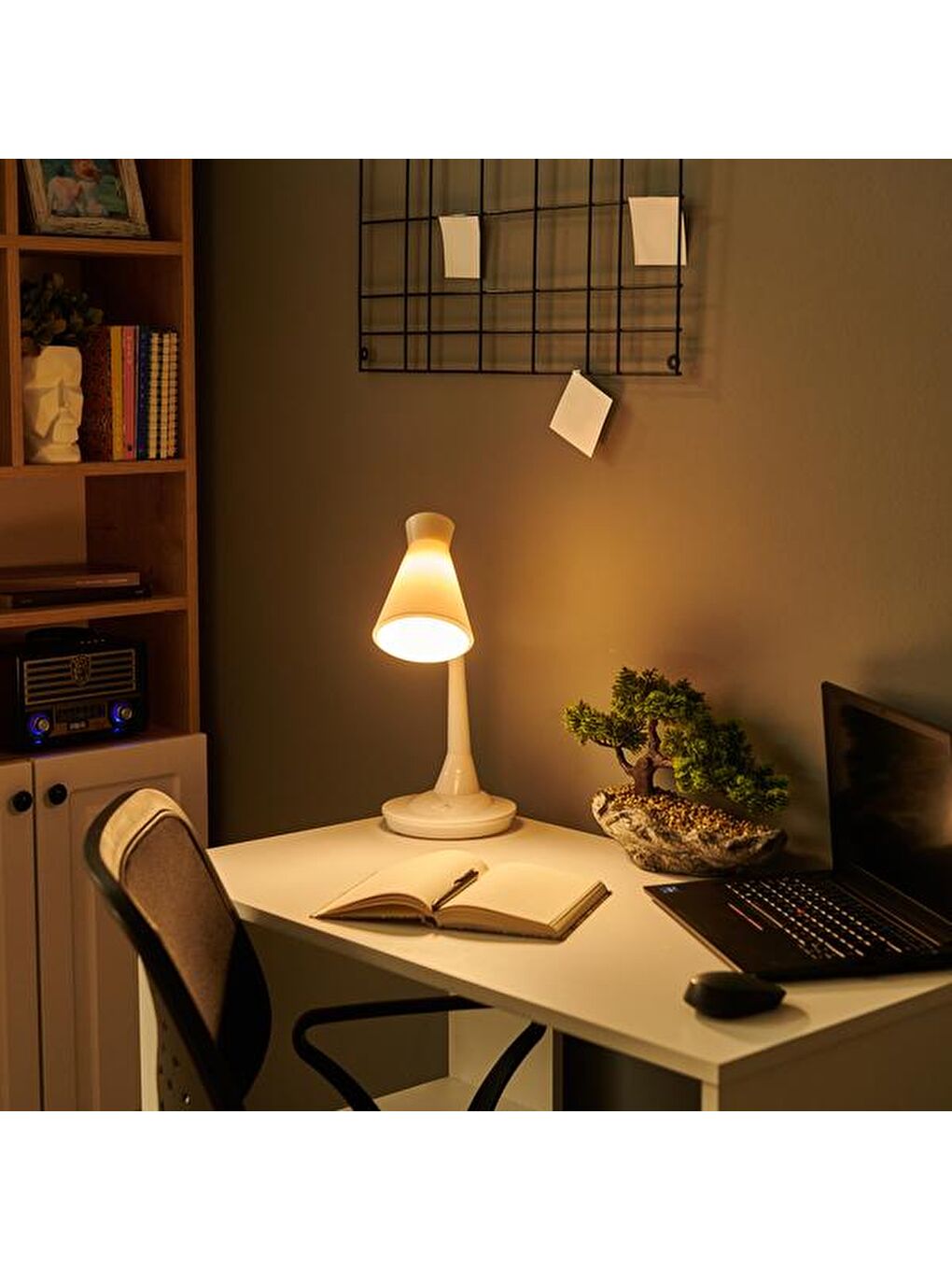 Fs Tl2001Y Masa Lambası - Beyaz-9