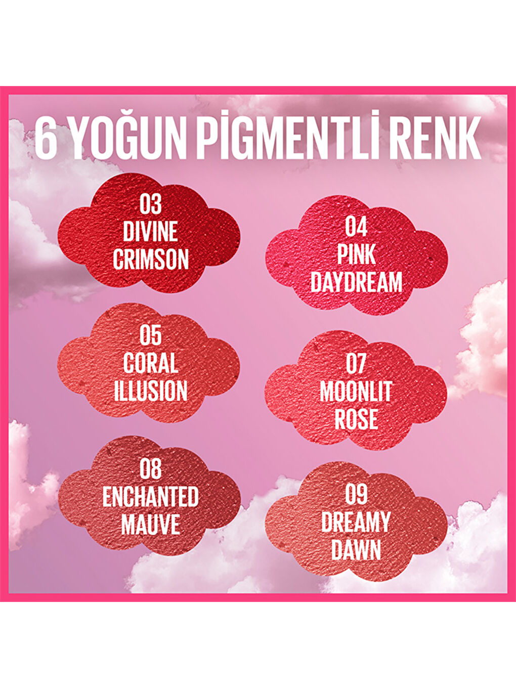 Cloudtopia Köpük Dokulu Mat Allık 04 Pink Daydream-3