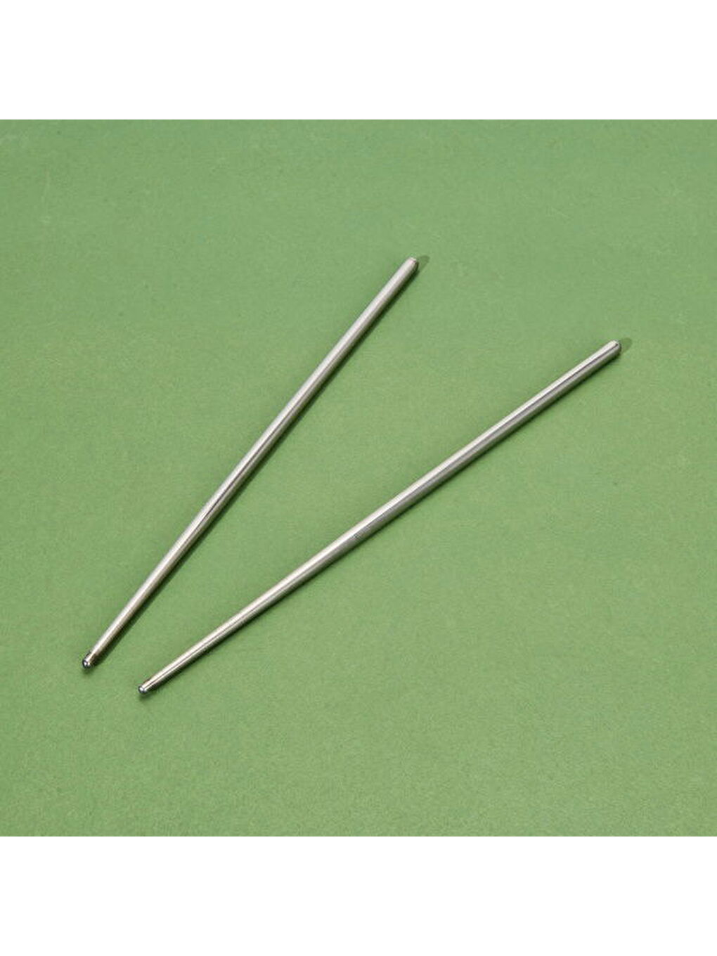 Çelik Yemek Çubuğu - Gri - 22,5 cm-2