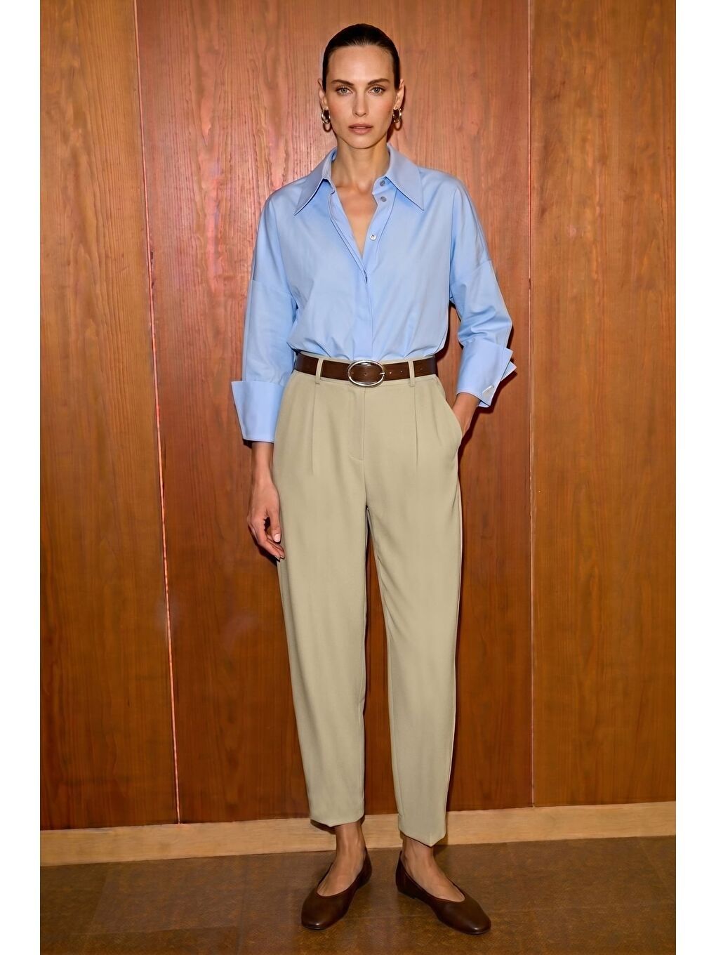 Talia Havuç Pantolon - Bej