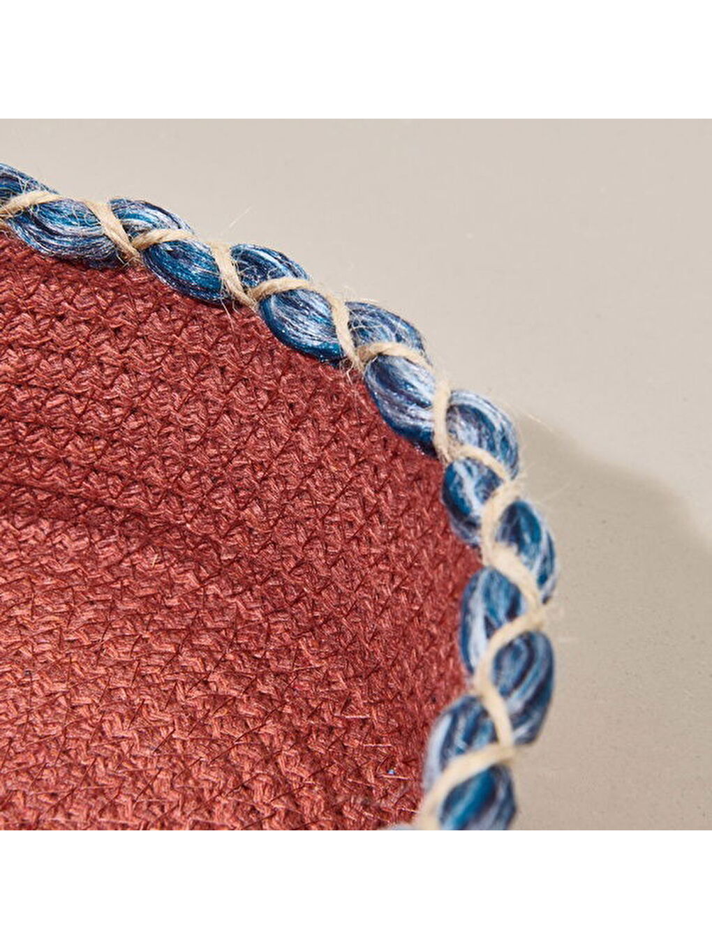 Karışık Living Colorful Örgü İpli Sepet - Renkli - 21x7 cm-3