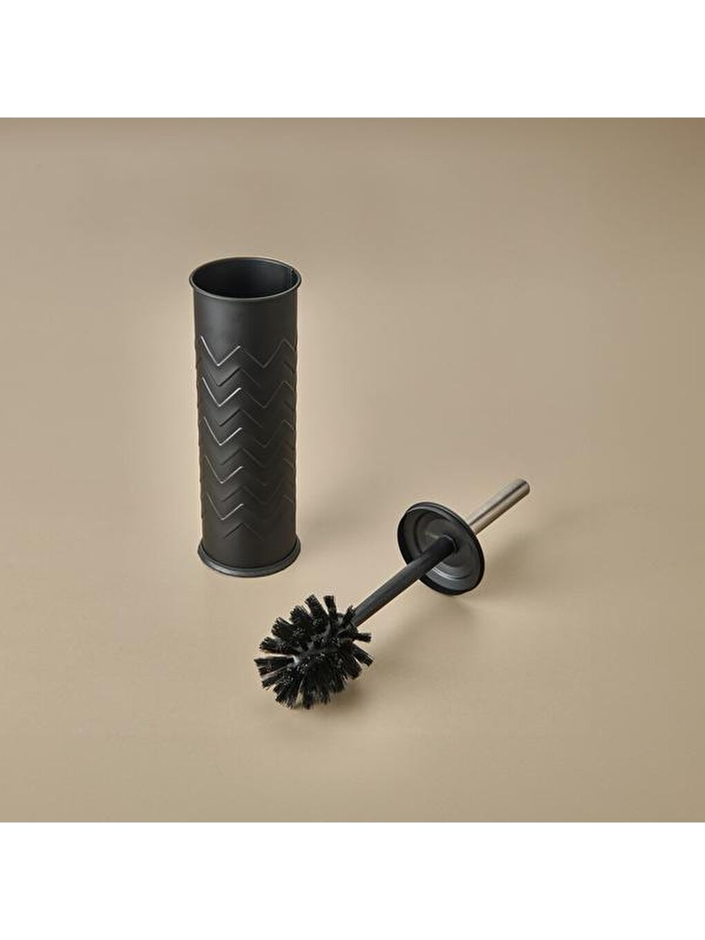 Bath Desenli 2'li Banyo Seti - Siyah-2