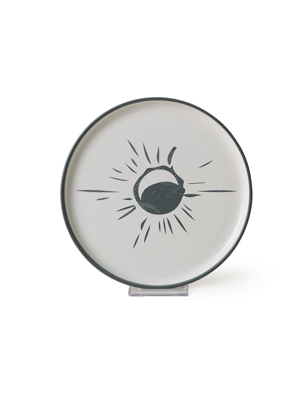 Karışık Black Shadow Nordic Pasta Tabağı 22 Cm 4 Adet-4