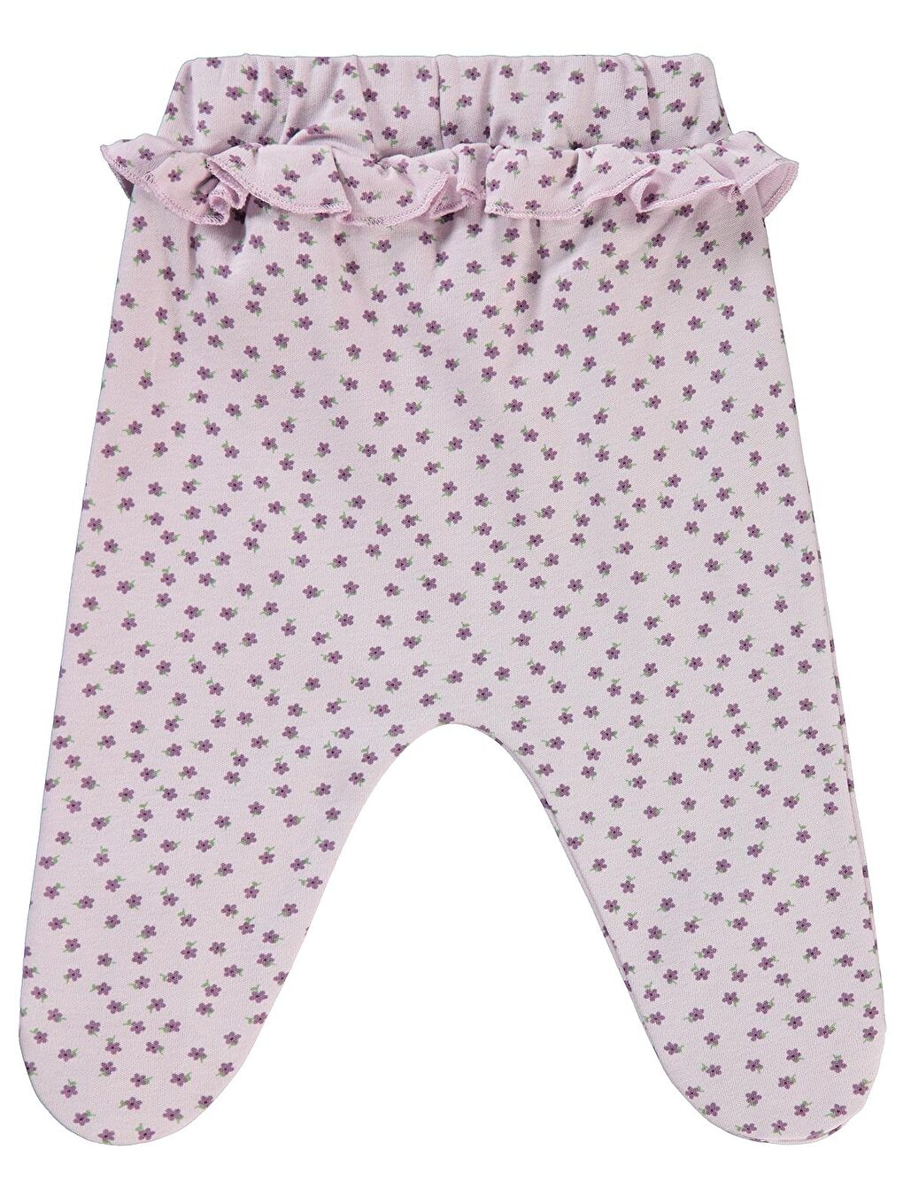 Baby Kız Bebek Patikli Tek Alt 1-6 Ay Lila-1