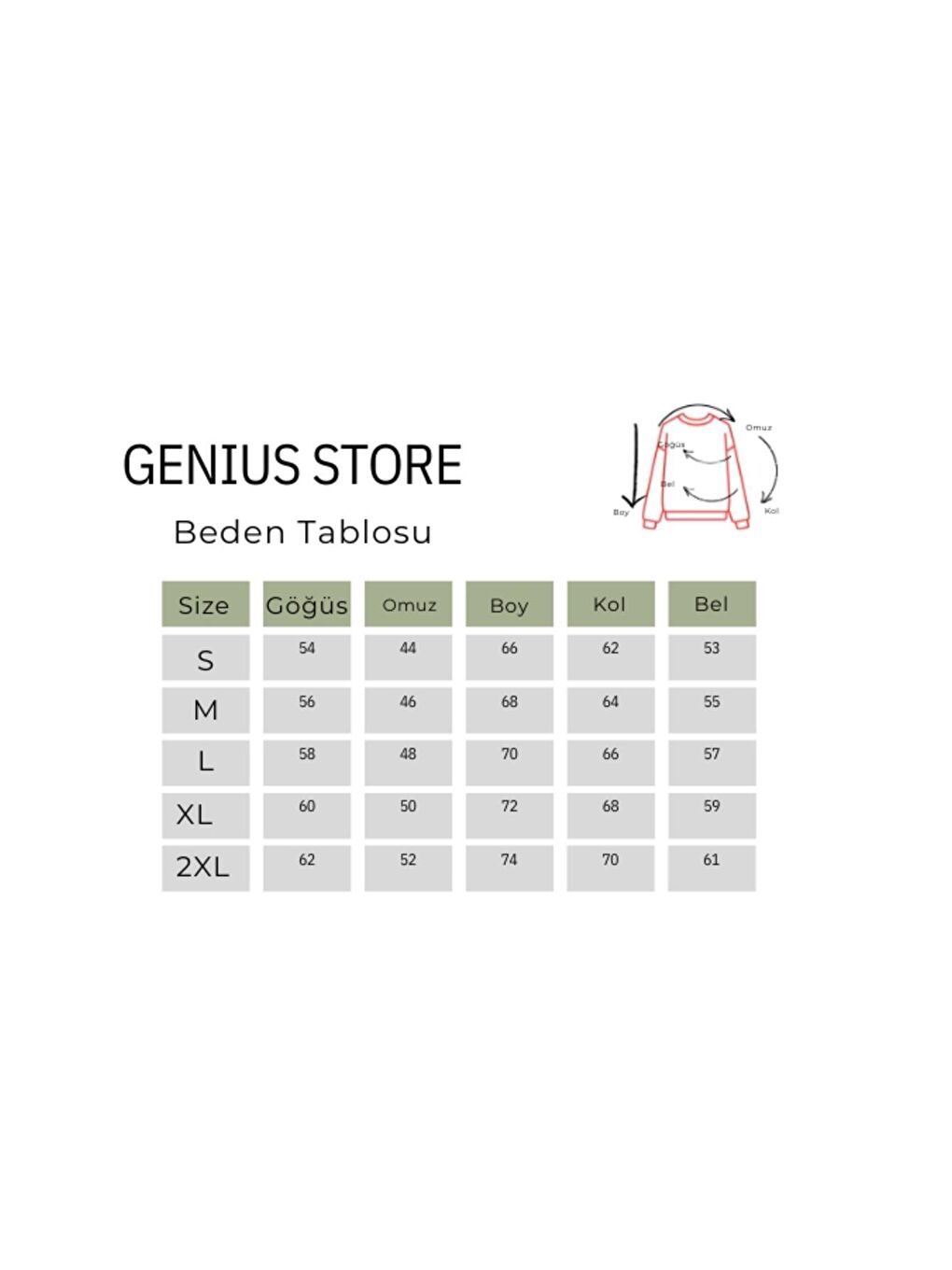 GENIUS STORE Yeşil Store Baskılı Erkek Sweatshırt Içi Polarlı Outdoor Normal Kalıp Sweatshırt(YEŞİL CEYLAN) - 6