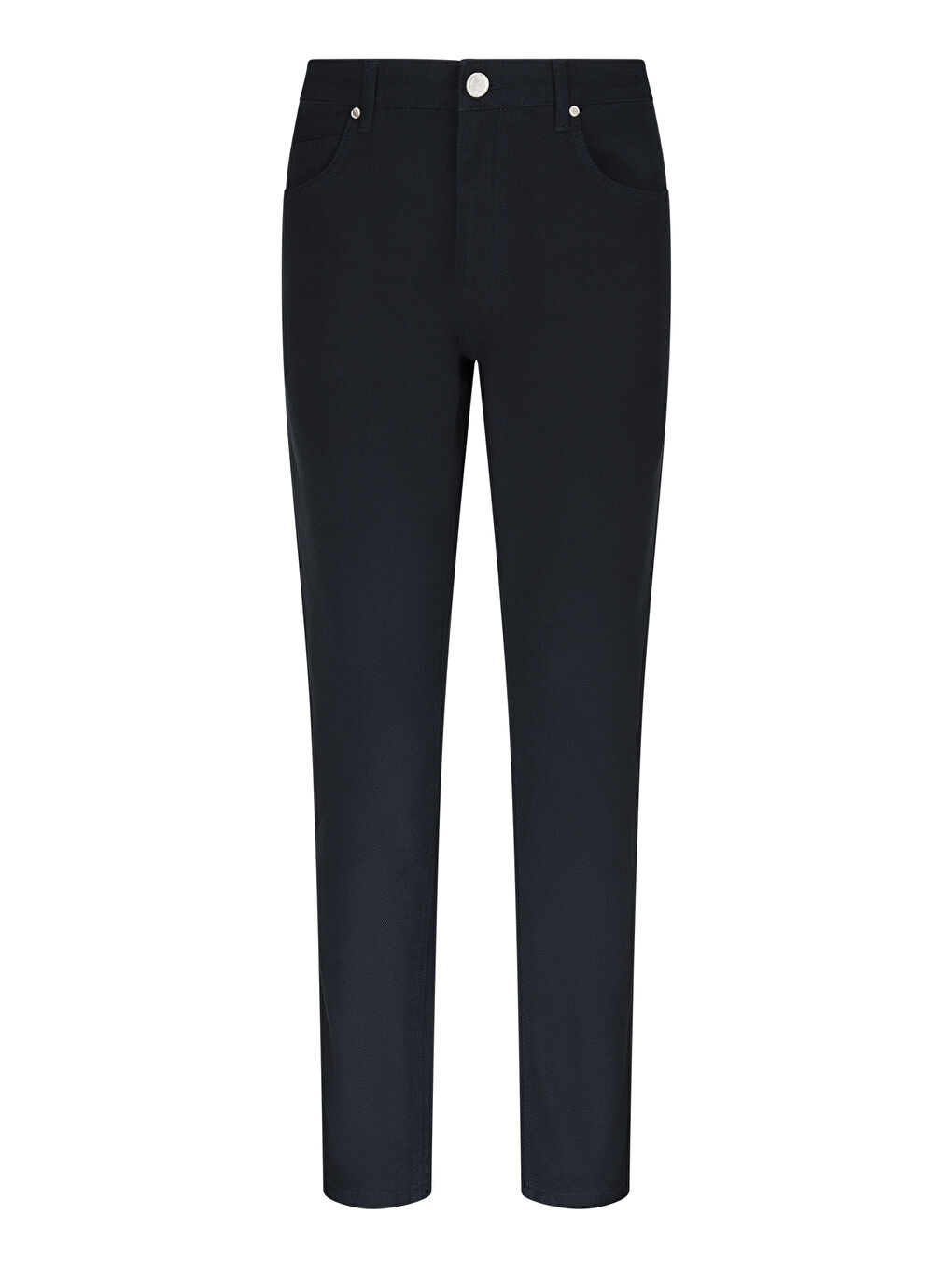 Lacivert Dinamik Fit 5 Cep Pamuklu Kanvas Pantolon