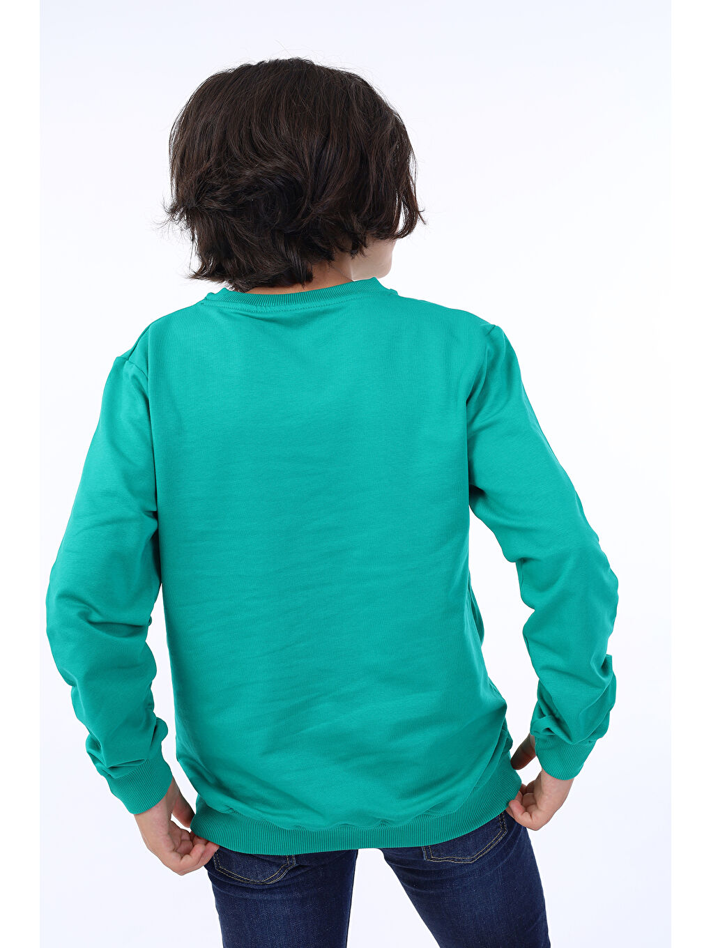 Toontoykids Yeşil Erkek Çocuk Baskılı Sweatshirt - 1