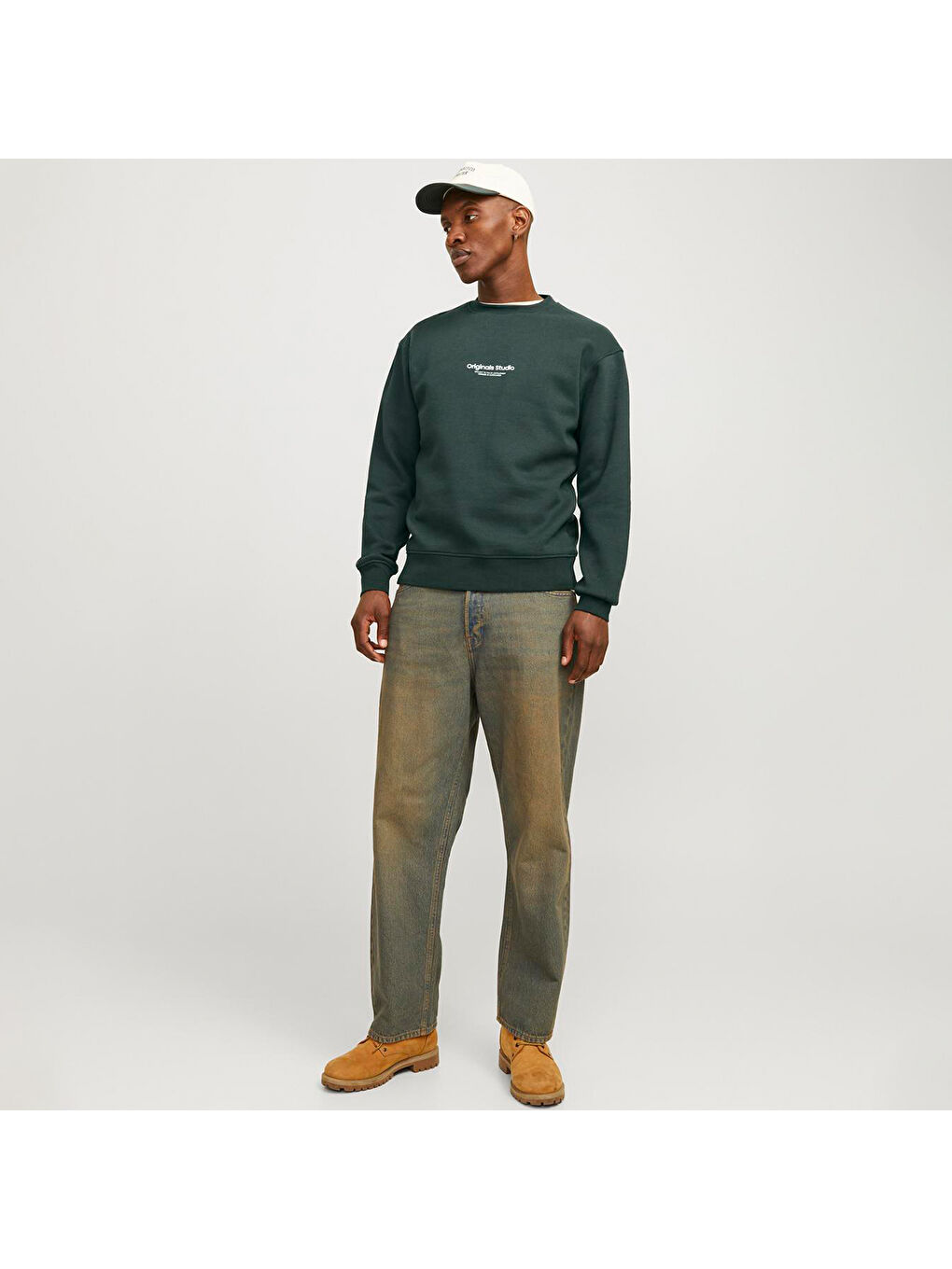 Vesterbro Erkek Yeşil Yuvarlak Yaka Sweatshirt-2