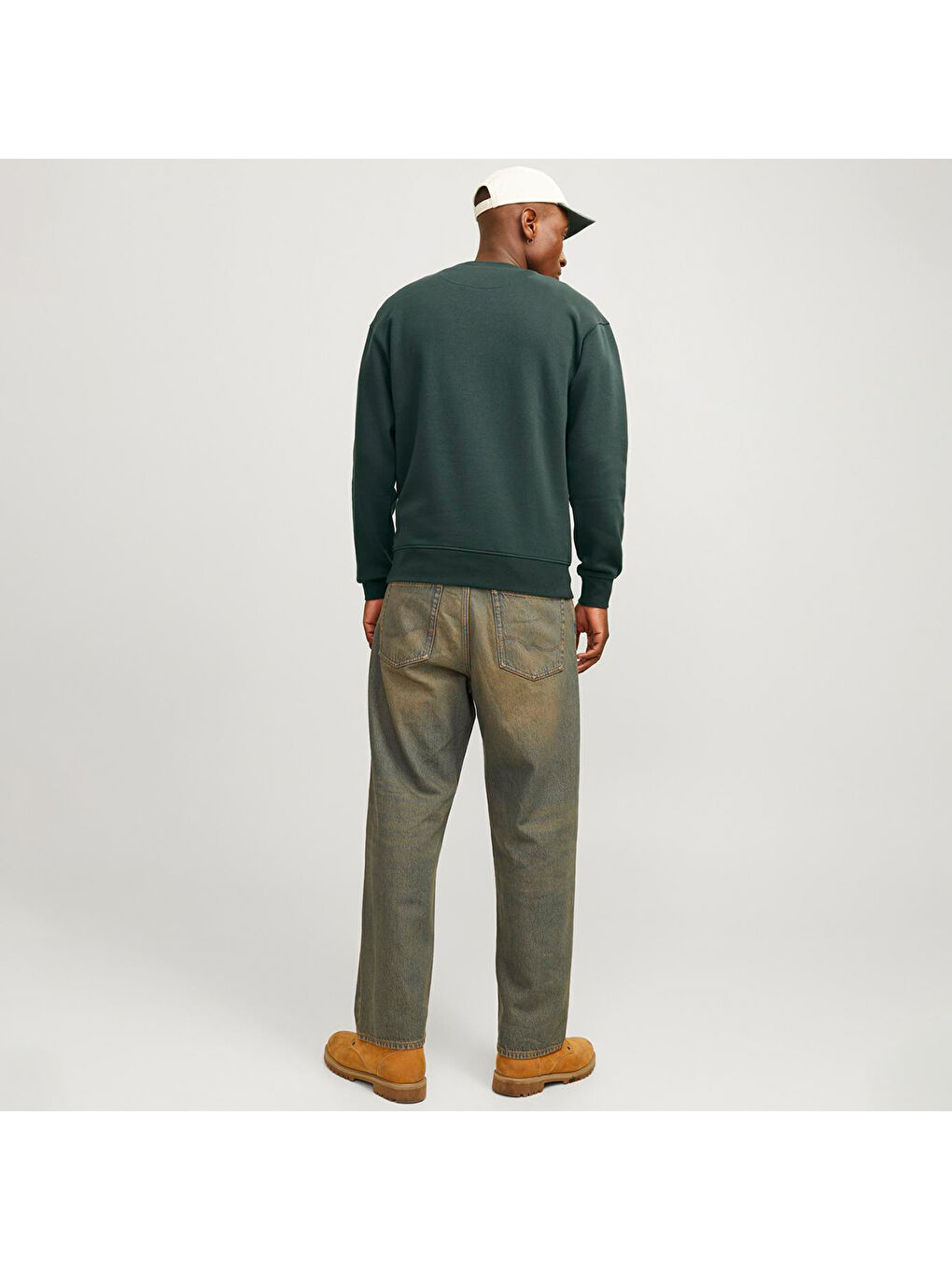 Vesterbro Erkek Yeşil Yuvarlak Yaka Sweatshirt-4