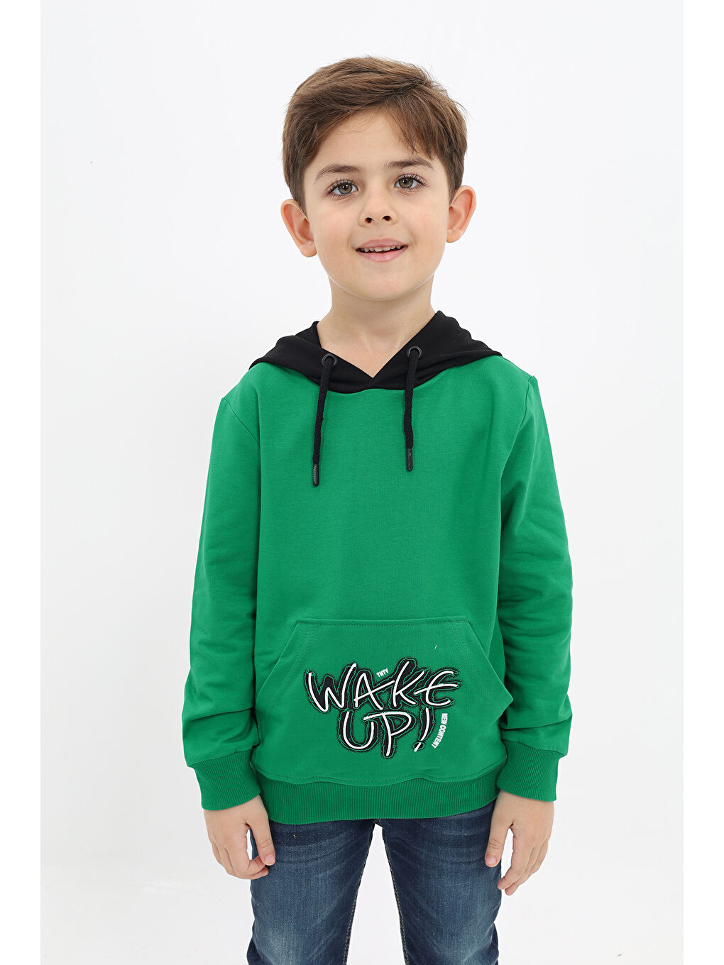 Toontoykids Yeşil Erkek Çocuk Baskılı Sweatshirt - 2