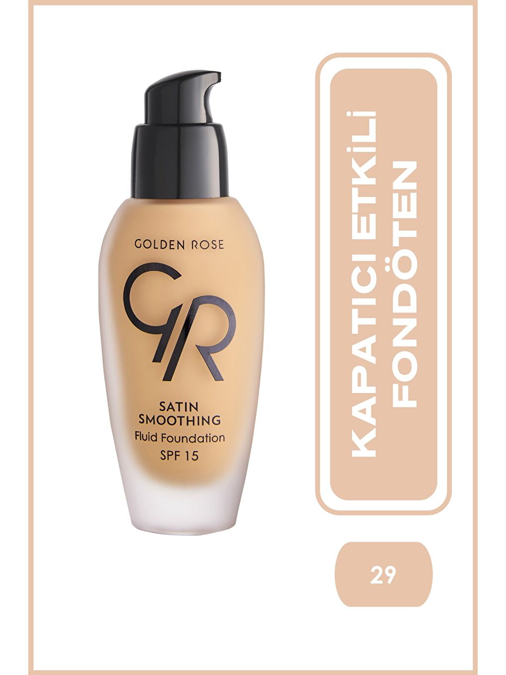 Likit Fondöten - Satin Smoothing Fluid Foundation Spf 15 No: 29 34 ml 8691190114299